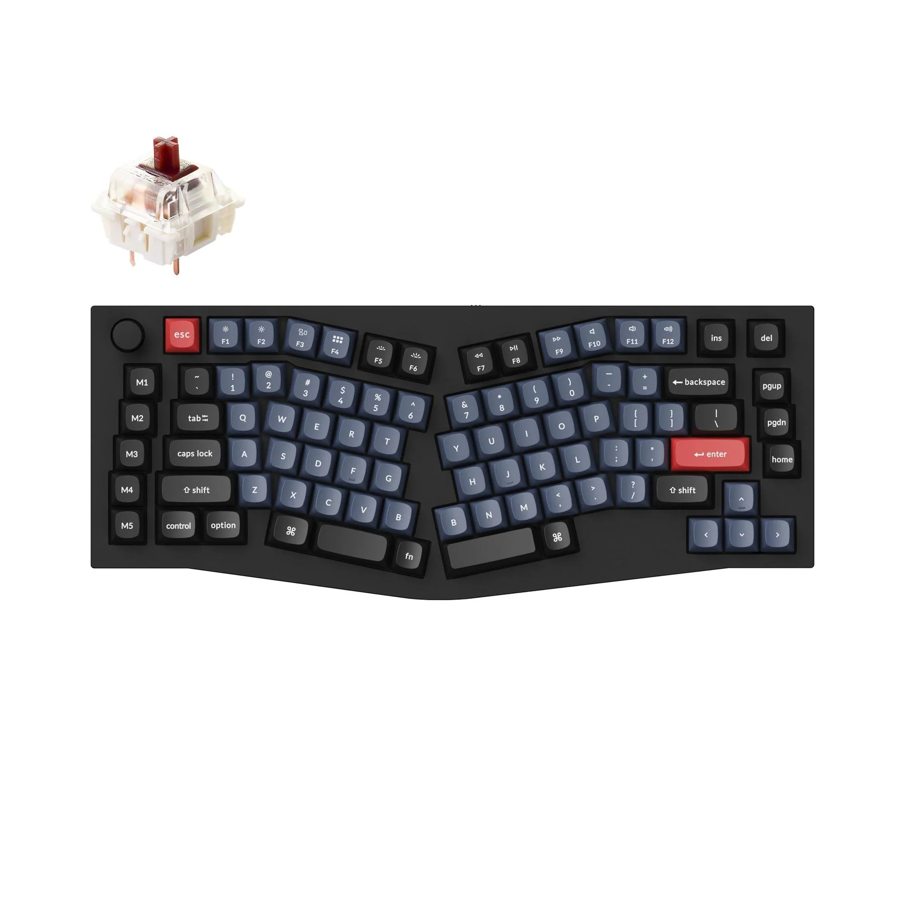 Keychron Q10 (Alice Layout) QMK Custom Mechanical Keyboard (US ANSI Layout) - Image 12