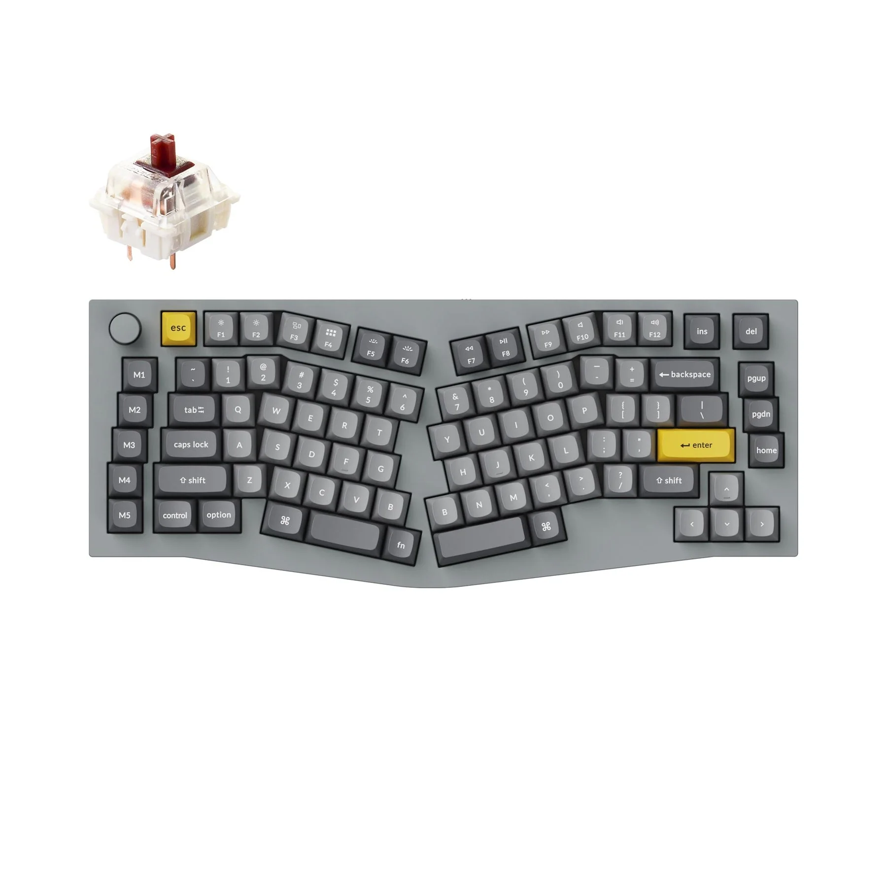 Keychron Q10 (Alice Layout) QMK Custom Mechanical Keyboard (US ANSI Layout) - Image 15