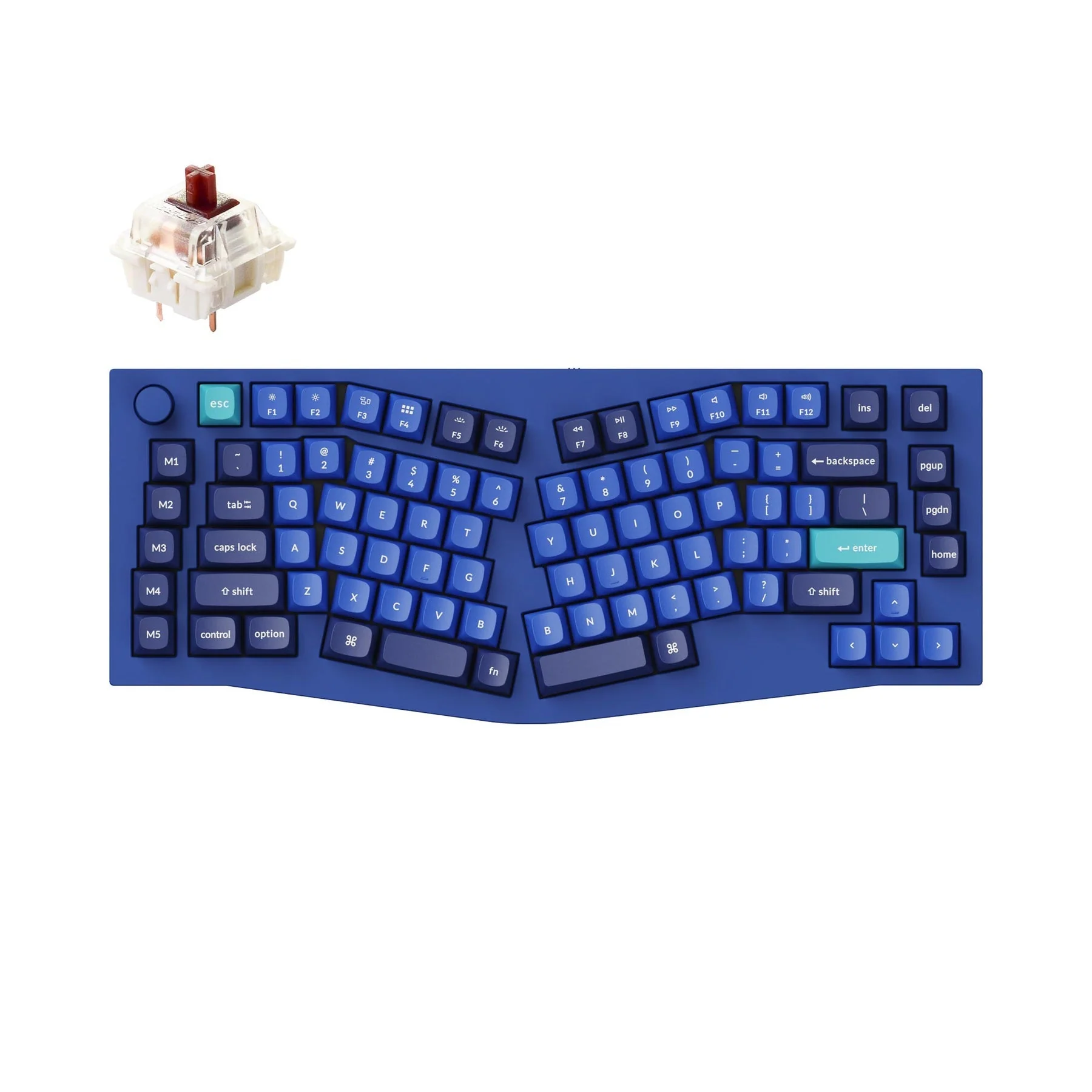 Keychron Q10 (Alice Layout) QMK Custom Mechanical Keyboard (US ANSI Layout) - Image 18
