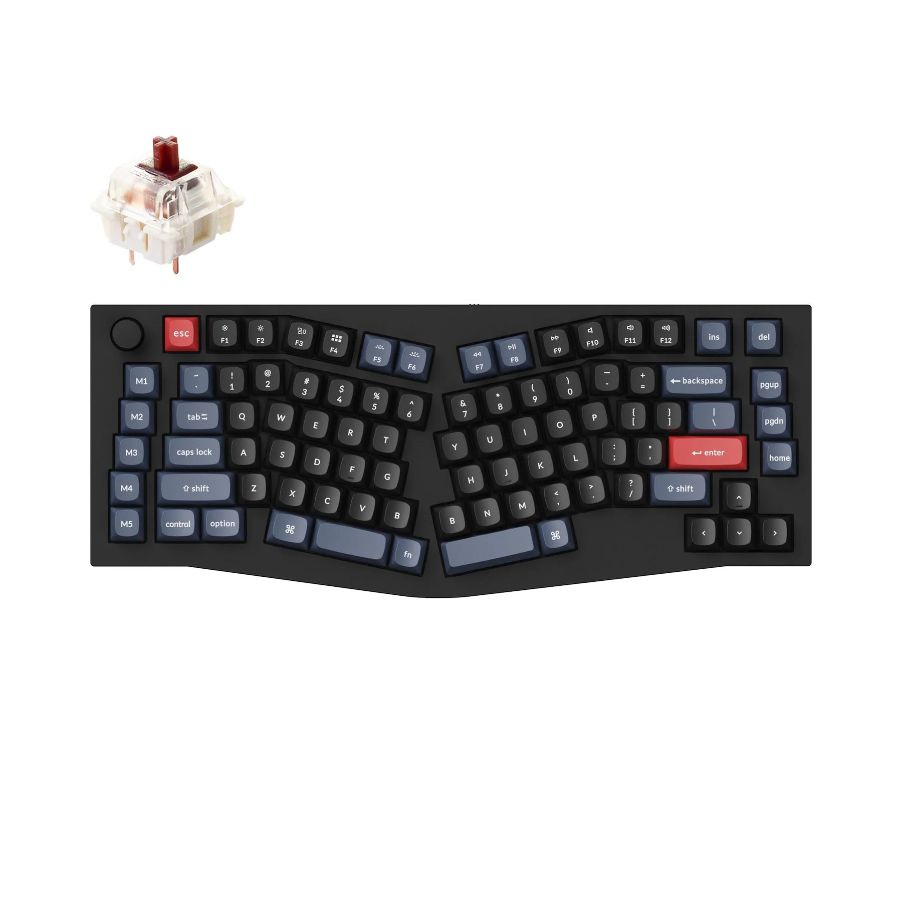 Keychron Q10 (Alice Layout) QMK Custom Mechanical Keyboard (US ANSI Layout) - Image 3