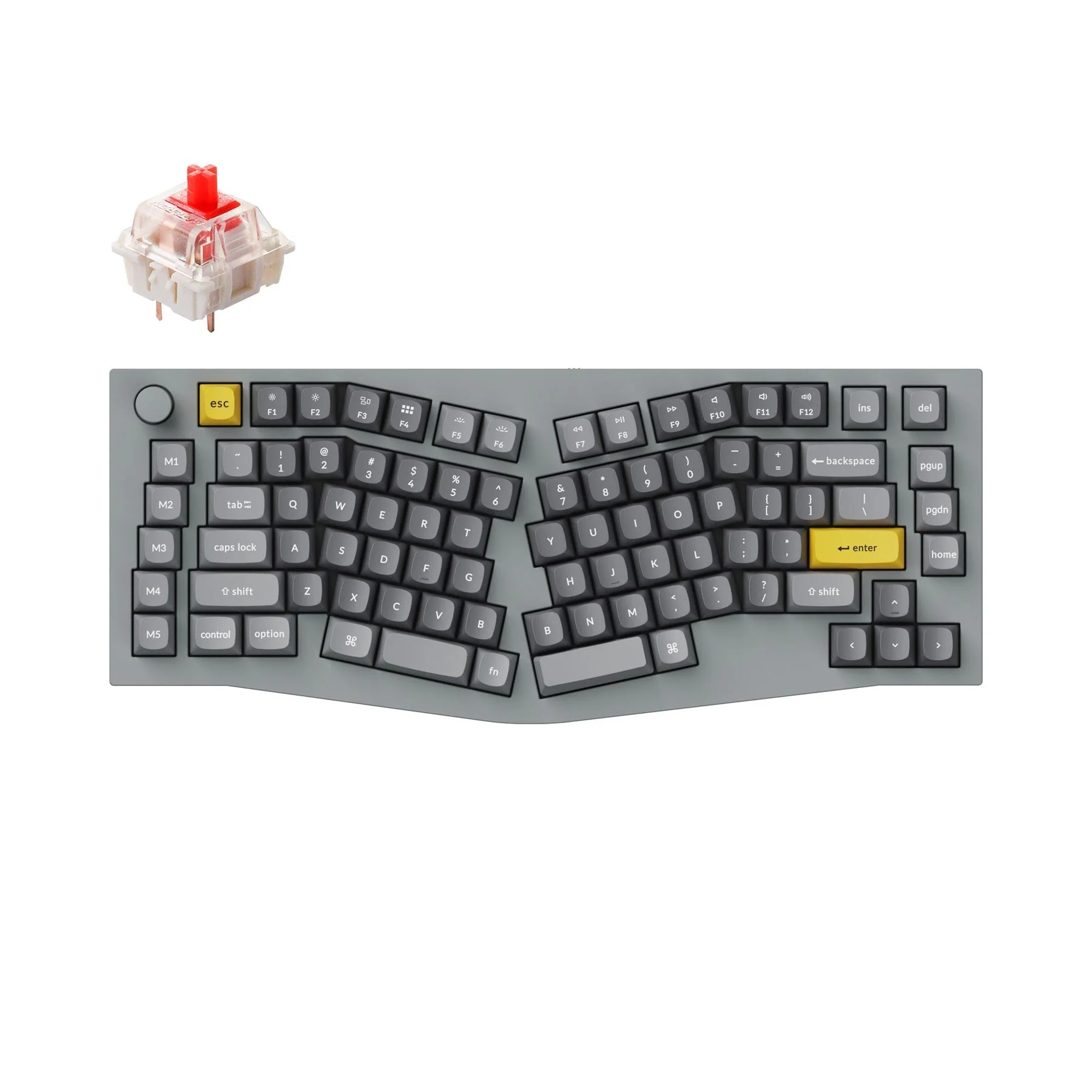 Keychron Q10 (Alice Layout) QMK Custom Mechanical Keyboard (US ANSI Layout) - Image 4