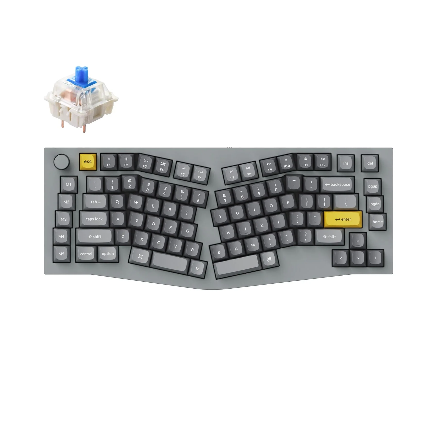 Keychron Q10 (Alice Layout) QMK Custom Mechanical Keyboard (US ANSI Layout) - Image 5