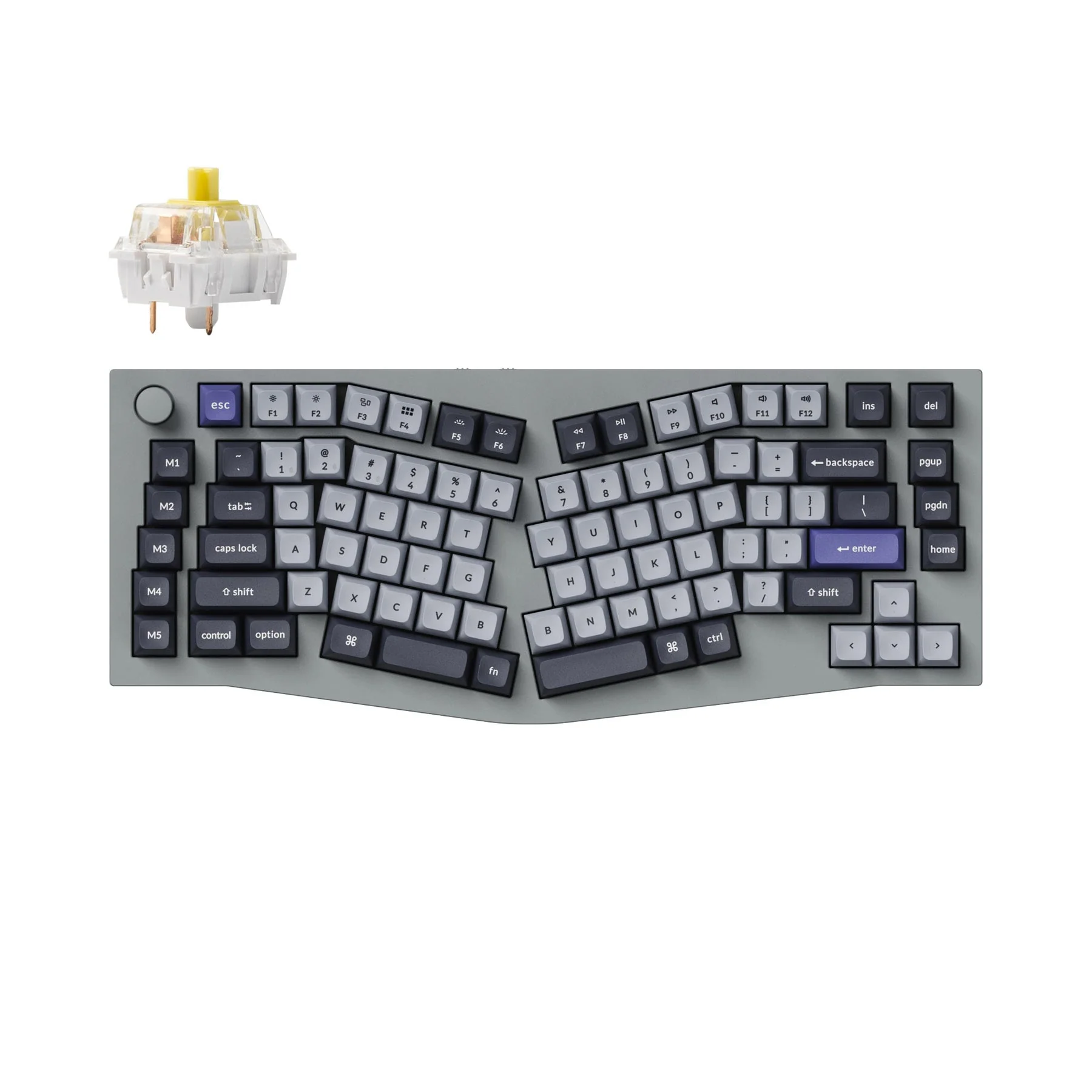 Keychron Q10 Pro (Alice Layout) QMK/VIA Wireless Custom Mechanical Keyboard - Image 6