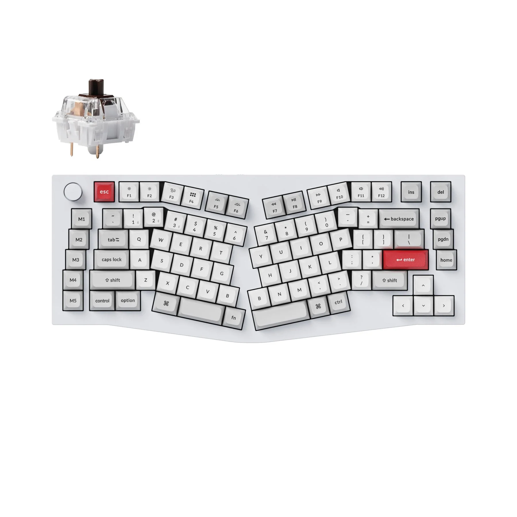 Keychron Q10 Pro (Alice Layout) QMK/VIA Wireless Custom Mechanical Keyboard - Image 8