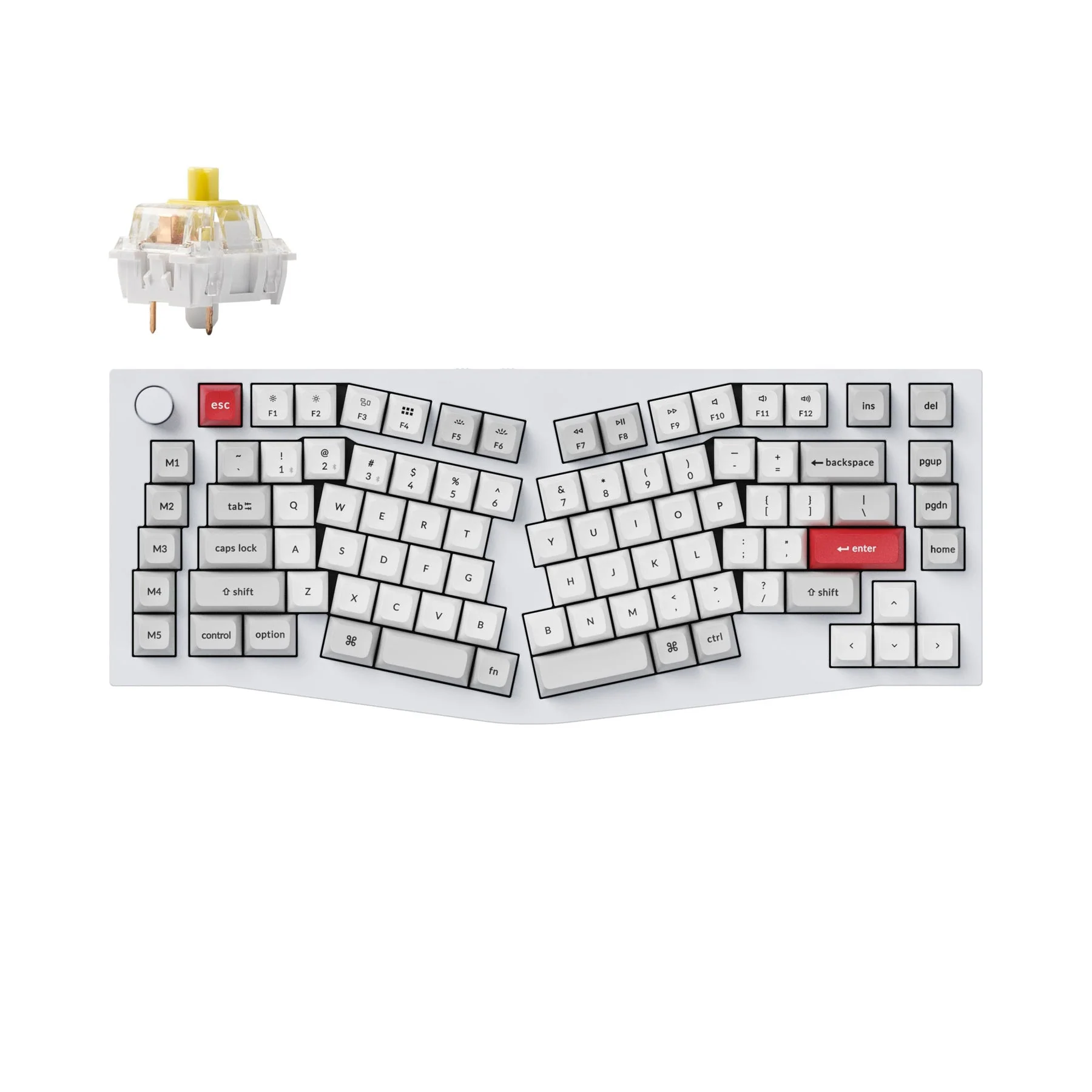 Keychron Q10 Pro (Alice Layout) QMK/VIA Wireless Custom Mechanical Keyboard - Image 9
