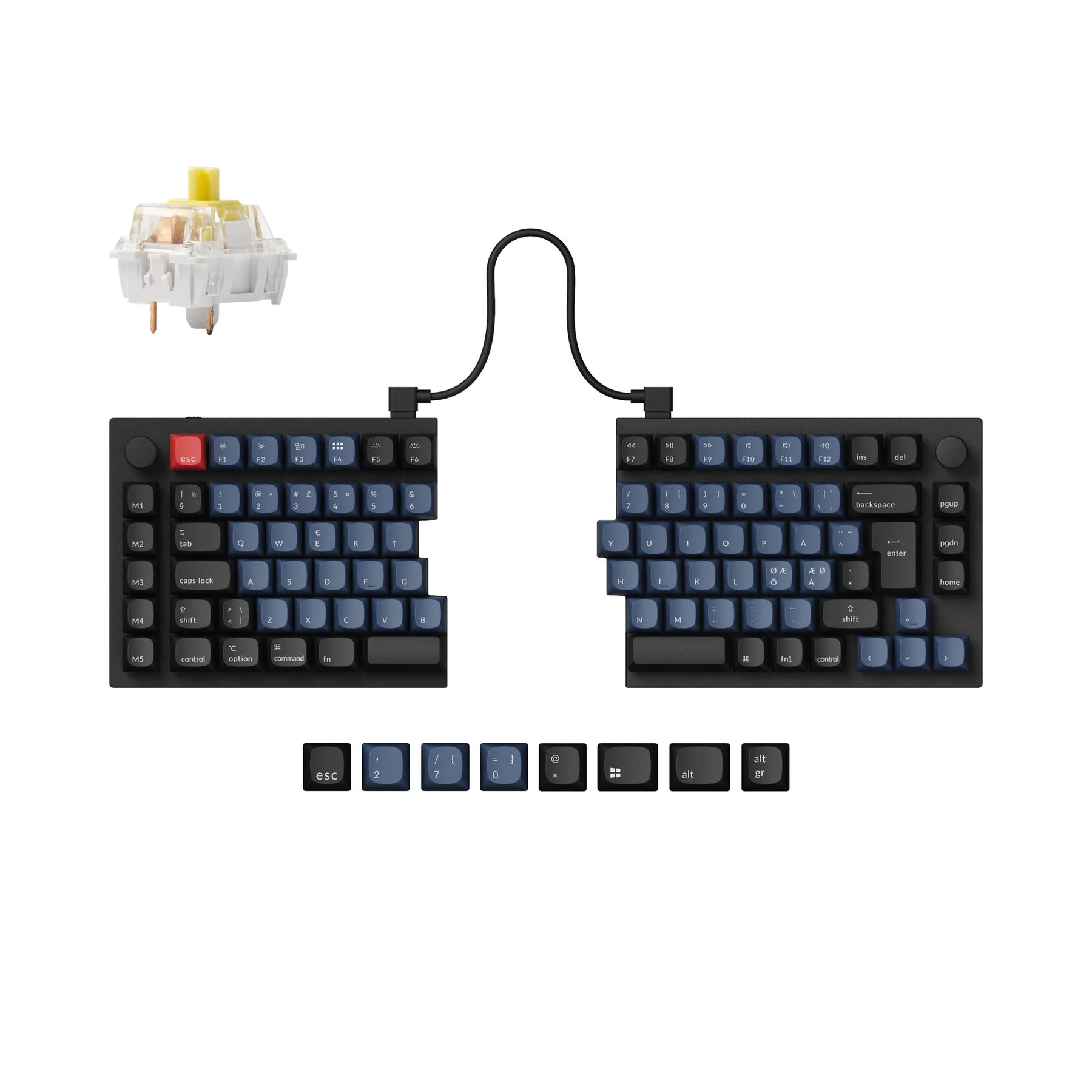 Keychron Q11 QMK Custom Mechanical Keyboard ISO Layout Collection - Image 12