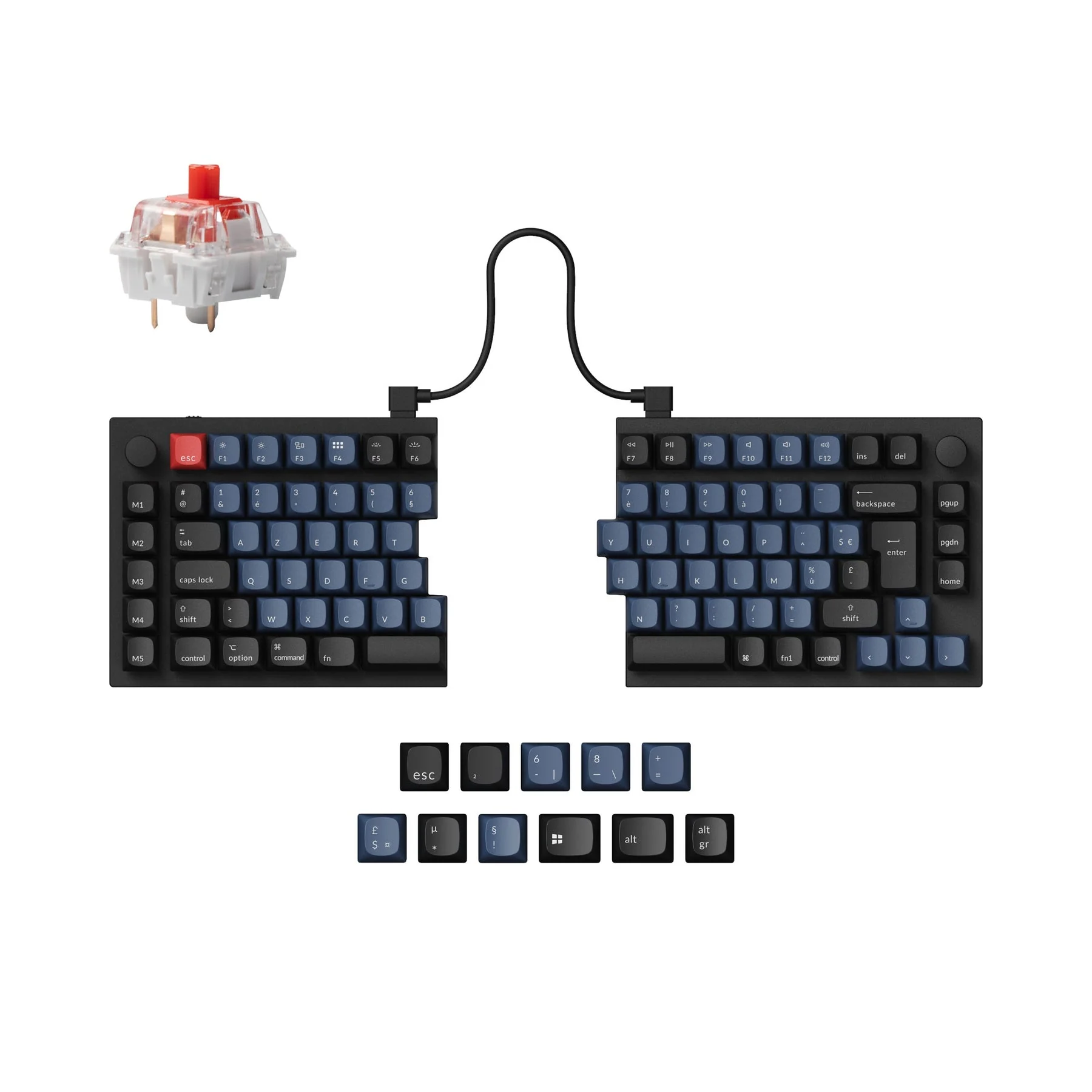 Keychron Q11 QMK Custom Mechanical Keyboard ISO Layout Collection - Image 13