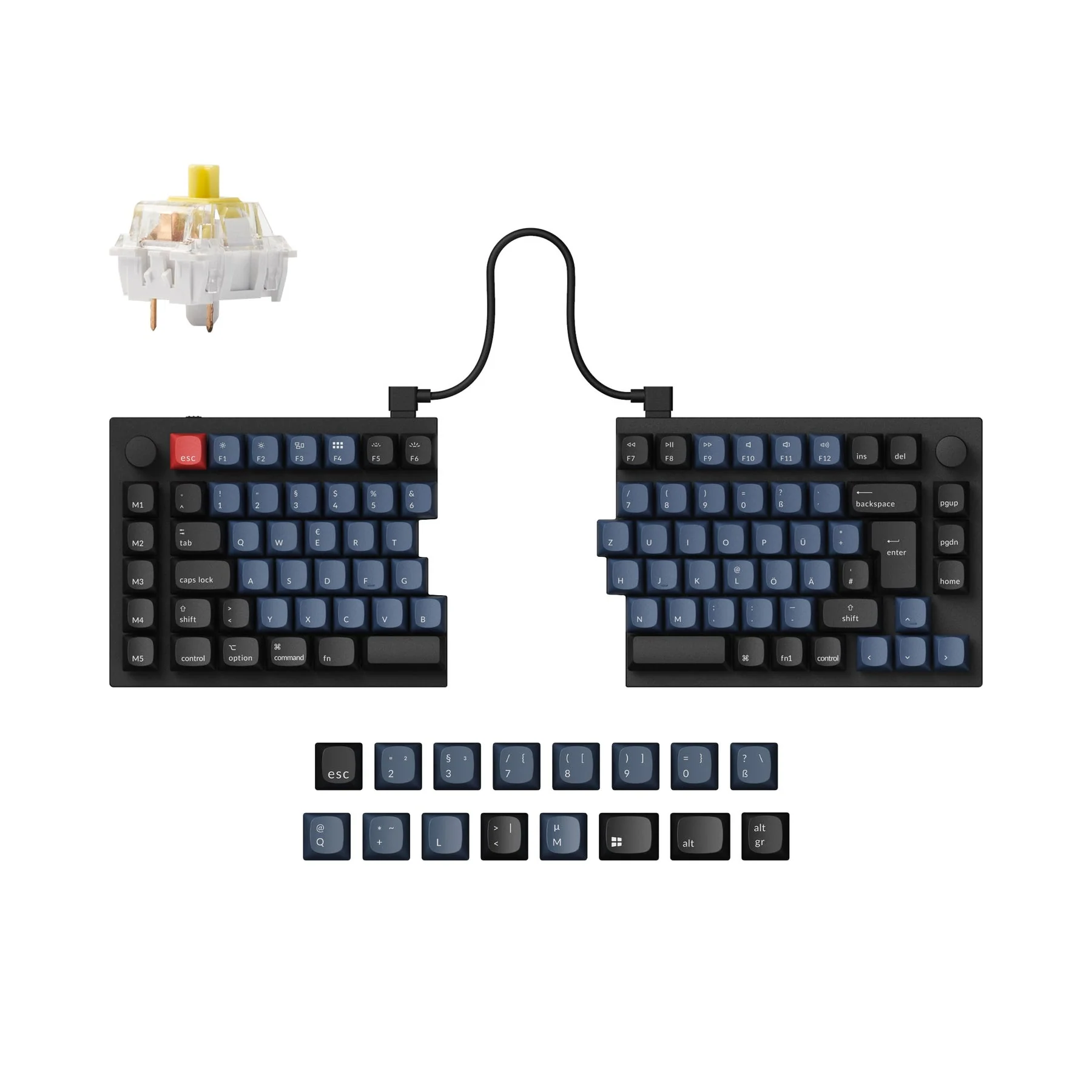 Keychron Q11 QMK Custom Mechanical Keyboard ISO Layout Collection - Image 6