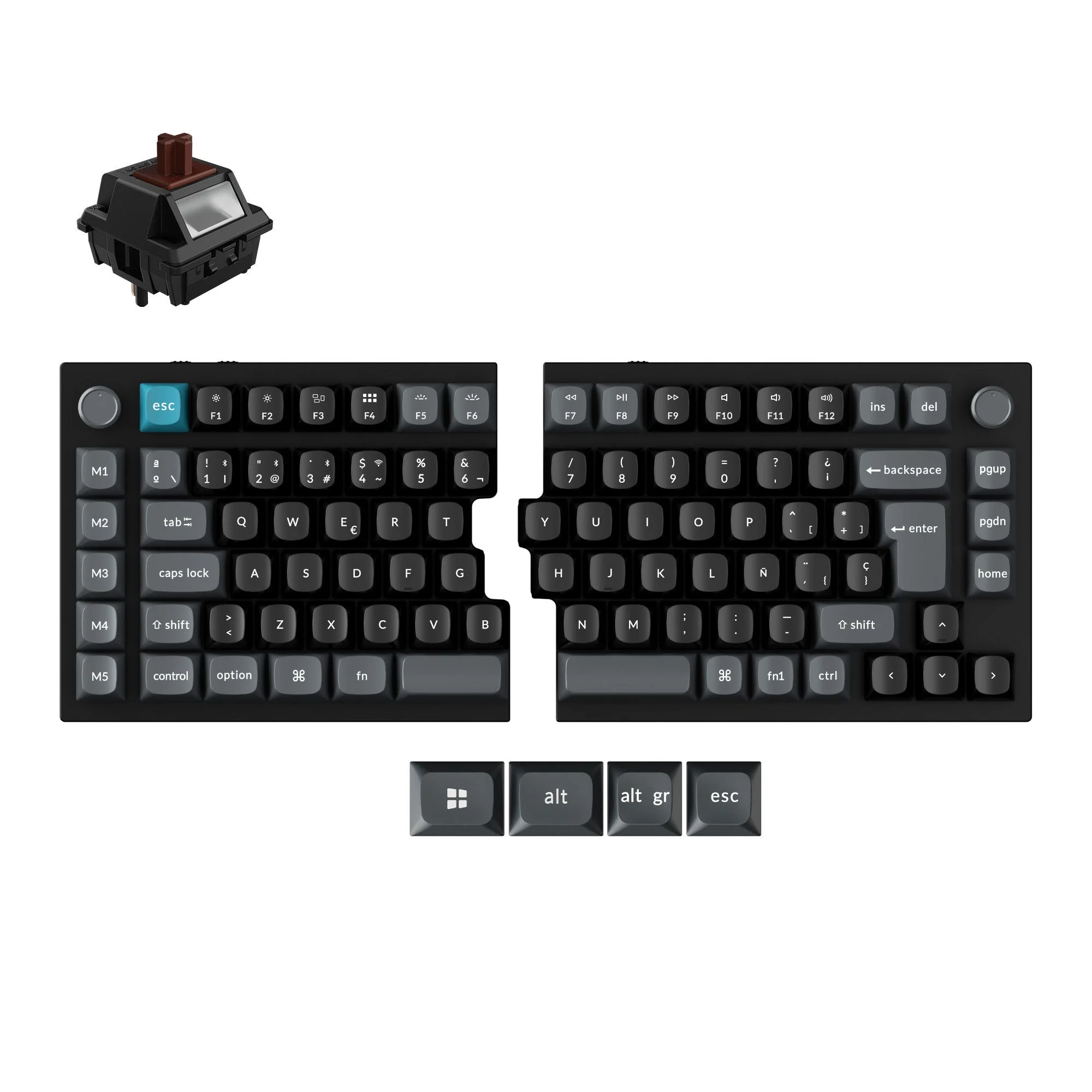 Keychron Q11 Ultra 8K Wireless Custom Mechanical Keyboard ISO Layout Collection - Image 2
