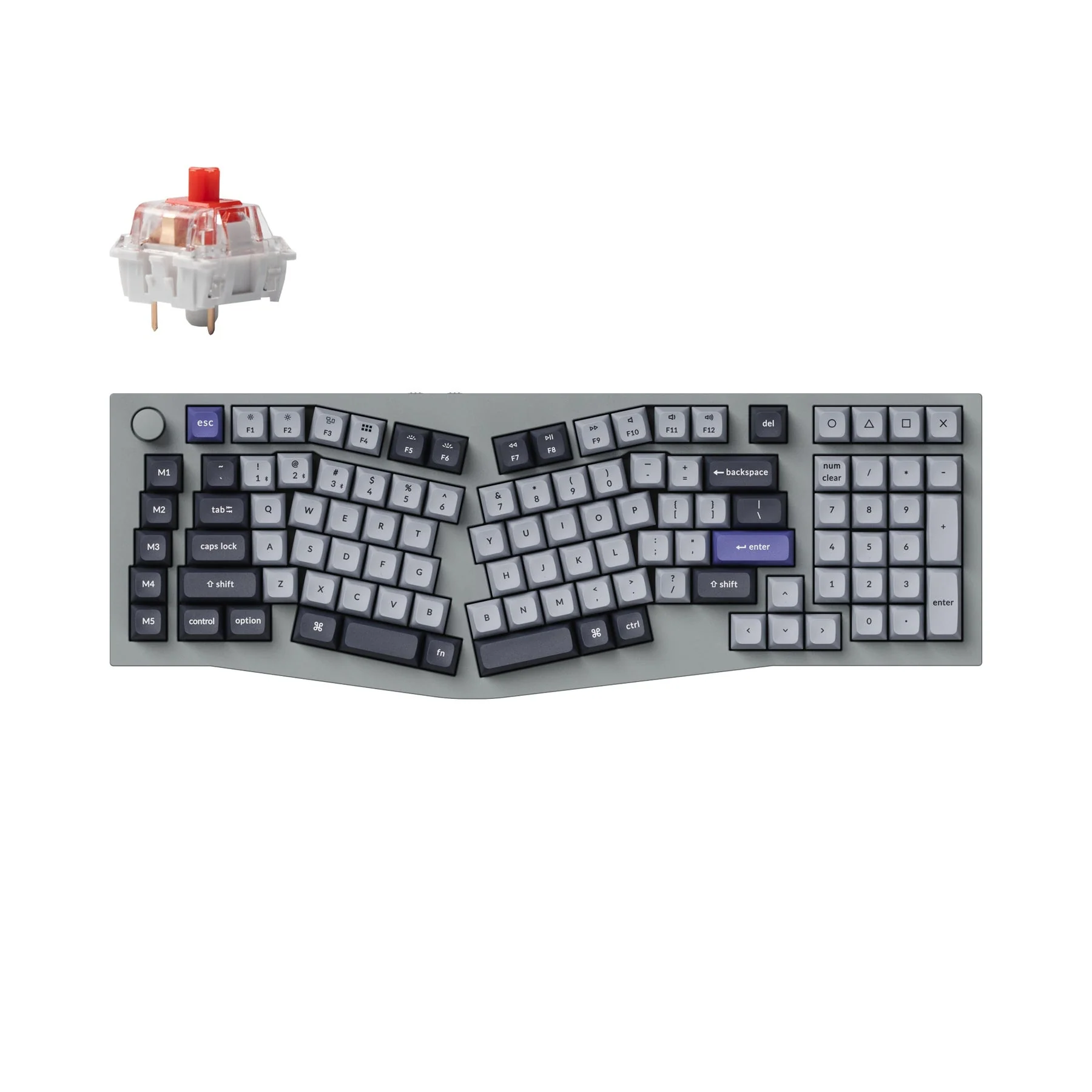 Keychron Q13 Pro (Alice Layout) QMK/VIA Wireless Custom Mechanical Keyboard - Image 4