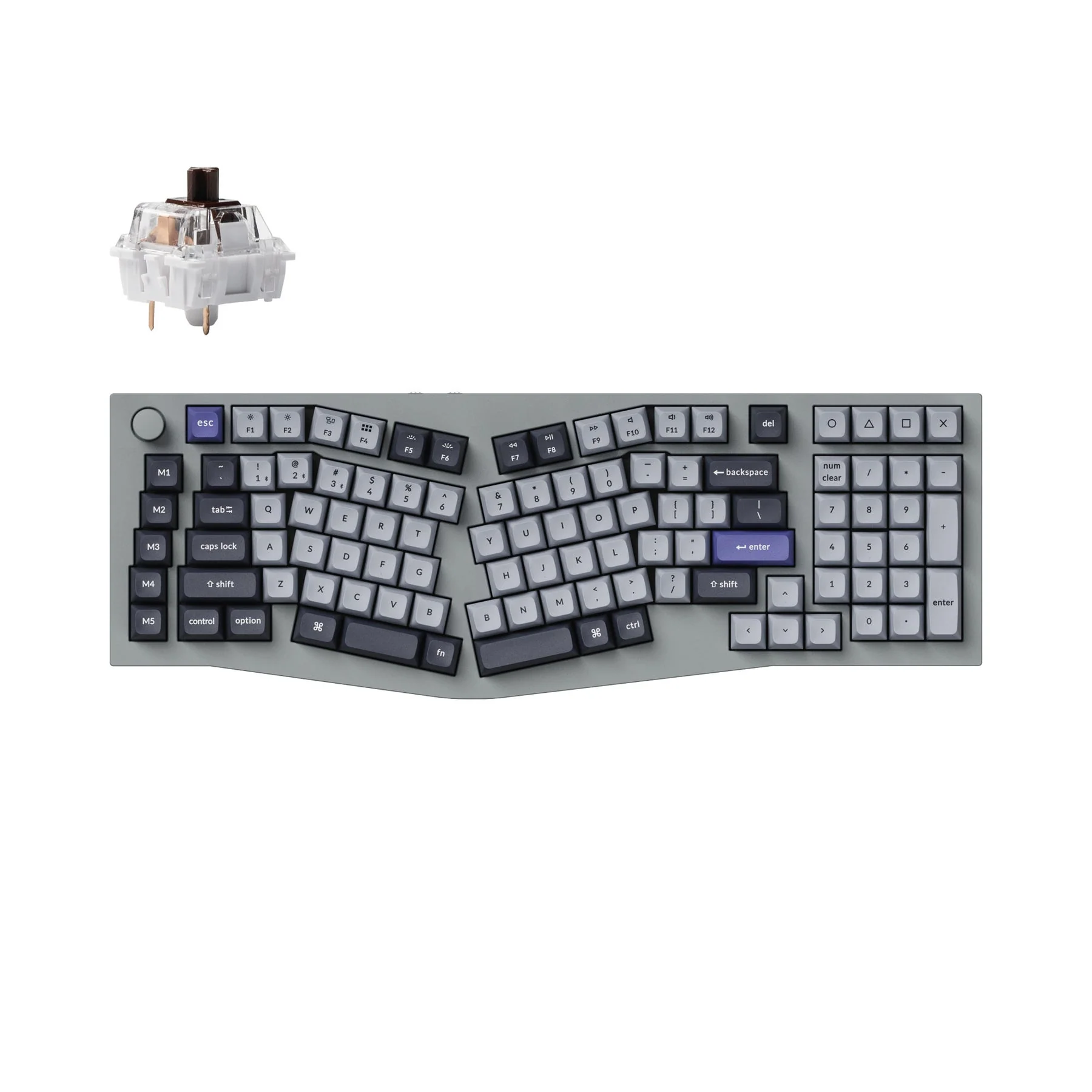 Keychron Q13 Pro (Alice Layout) QMK/VIA Wireless Custom Mechanical Keyboard - Image 5