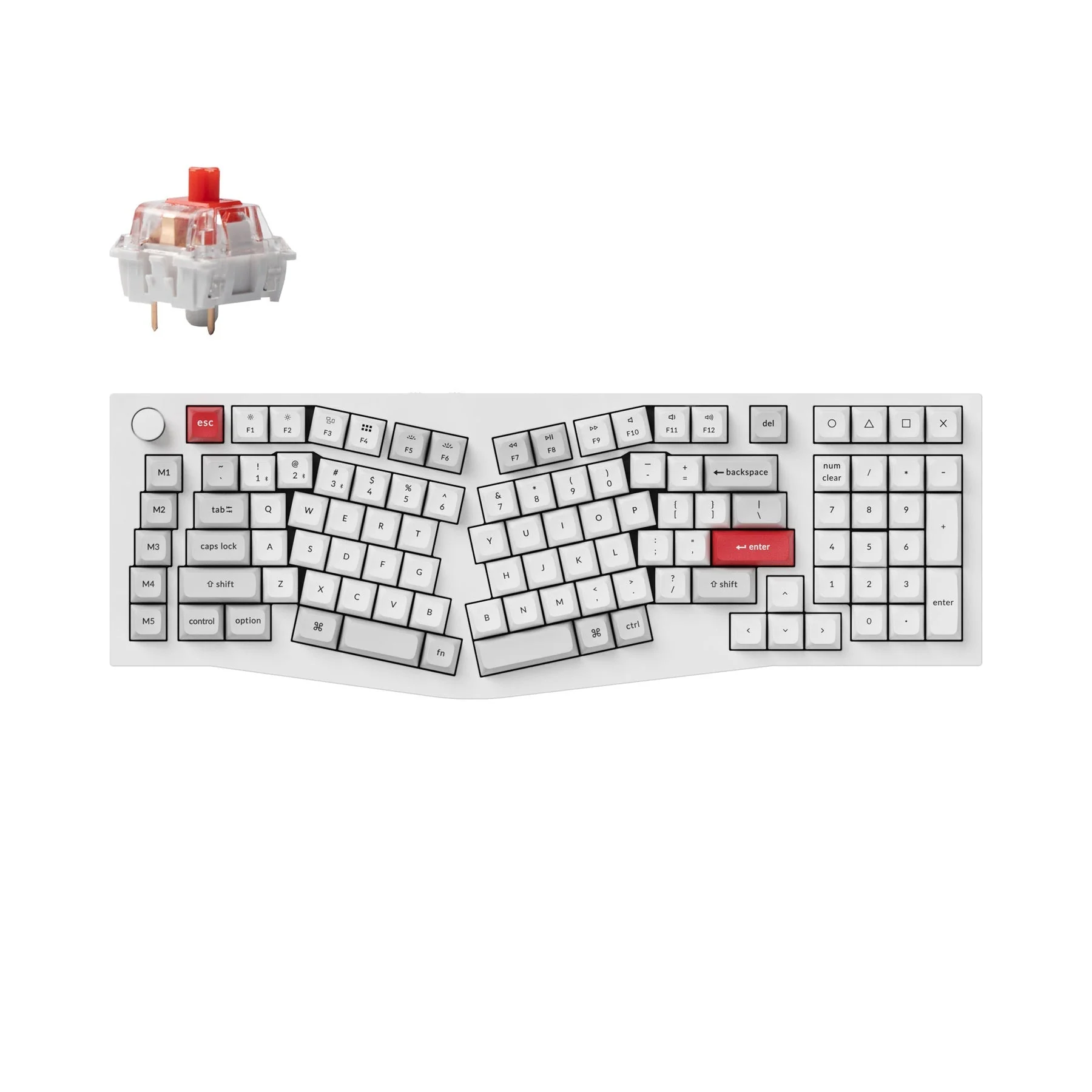 Keychron Q13 Pro (Alice Layout) QMK/VIA Wireless Custom Mechanical Keyboard - Image 7