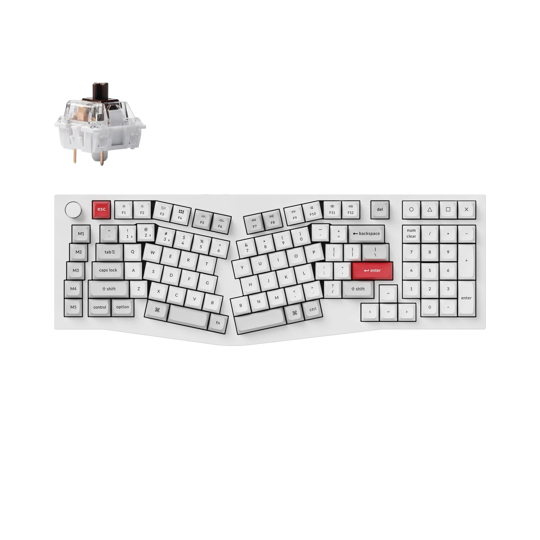 Keychron Q13 Pro (Alice Layout) QMK/VIA Wireless Custom Mechanical Keyboard - Image 8