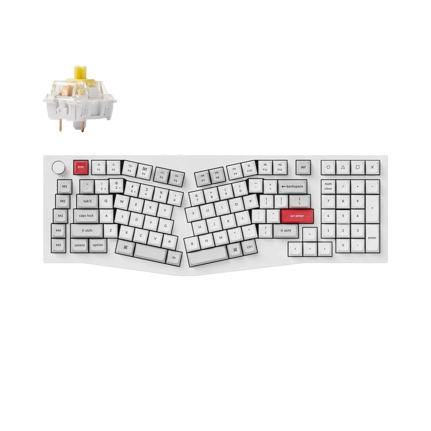 Keychron Q13 Pro (Alice Layout) QMK/VIA Wireless Custom Mechanical Keyboard - Image 9