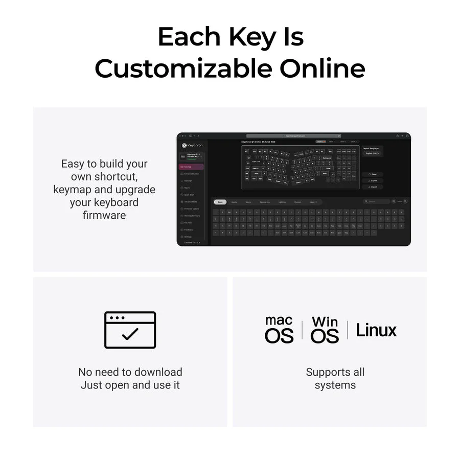 Keychron Q13 Ultra 8K Wireless Custom Mechanical Keyboard - Image 8