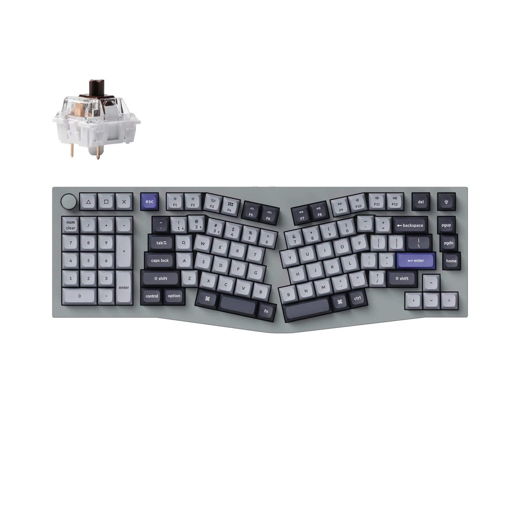 Keychron Q14 Pro (Alice Layout) QMK/VIA Wireless Custom Mechanical Keyboard - Image 5