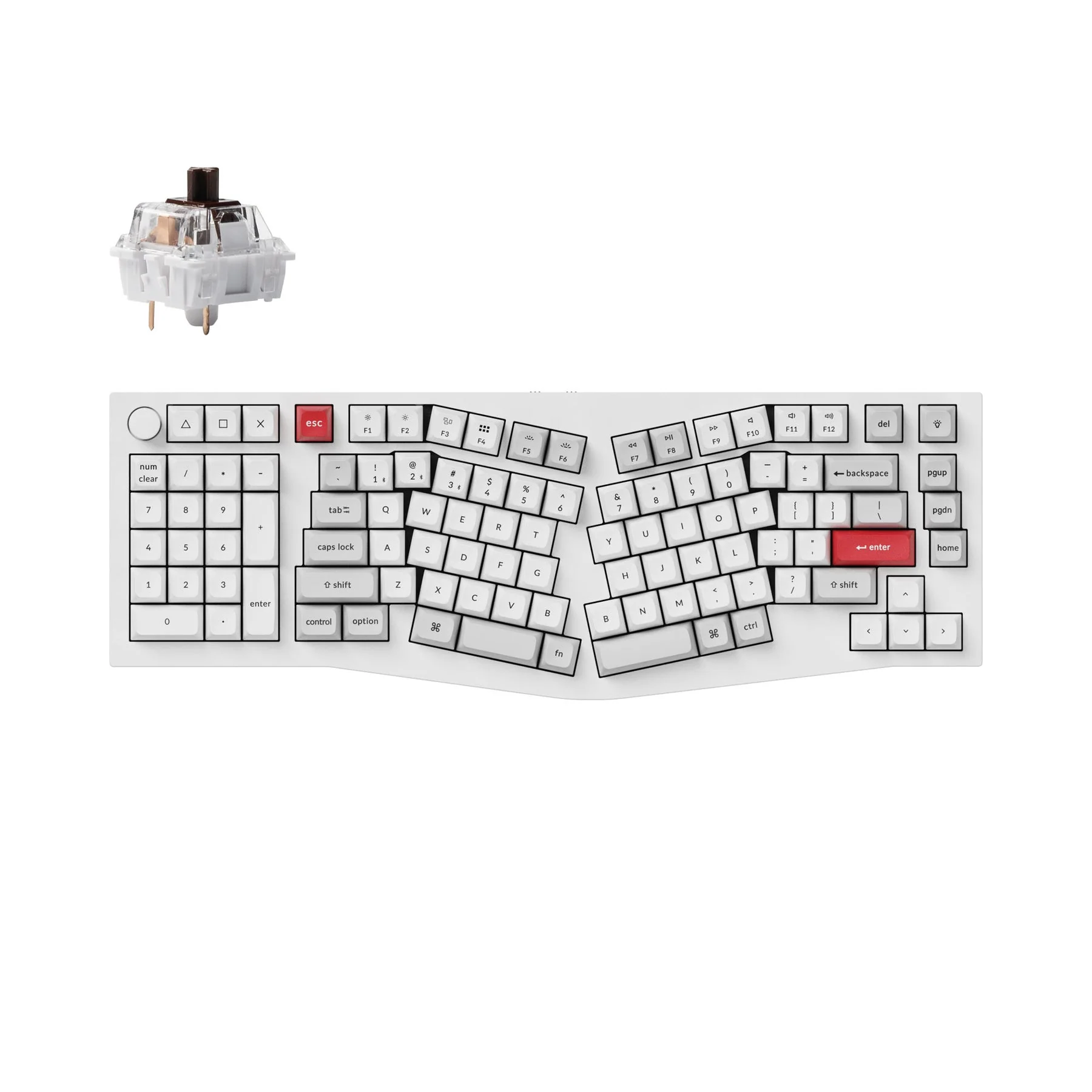 Keychron Q14 Pro (Alice Layout) QMK/VIA Wireless Custom Mechanical Keyboard - Image 8