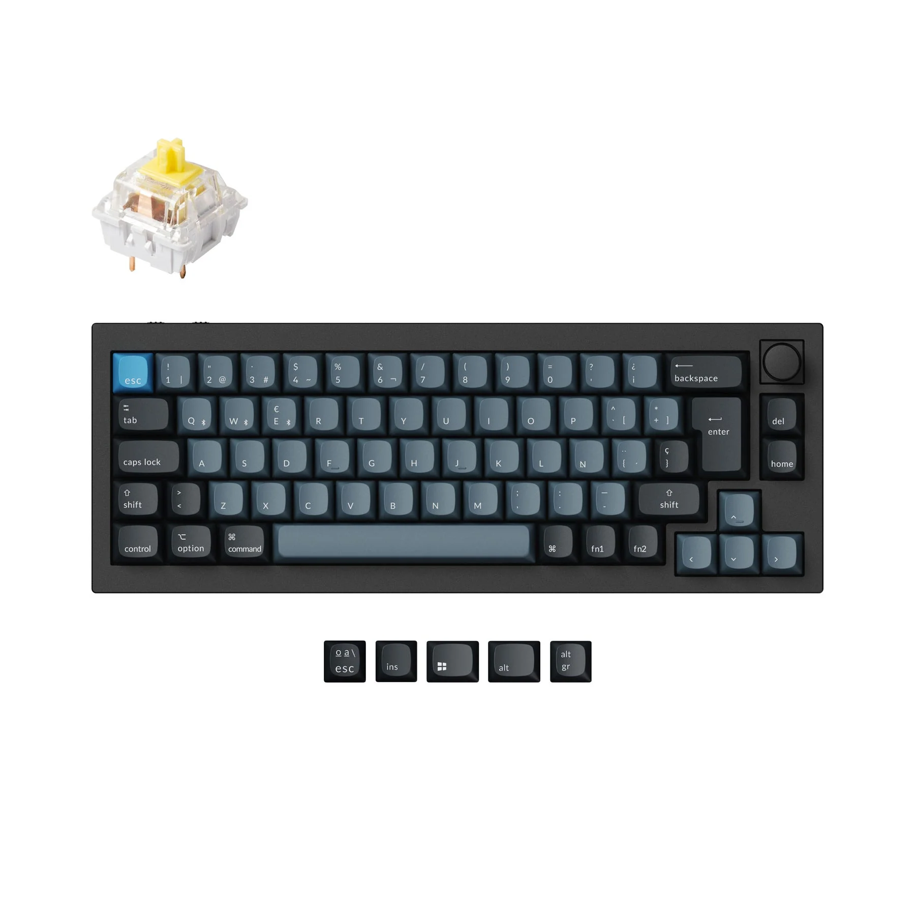 Keychron Q2 Pro QMK/VIA Wireless Custom Mechanical Keyboard ISO Layout Collection - Image 10