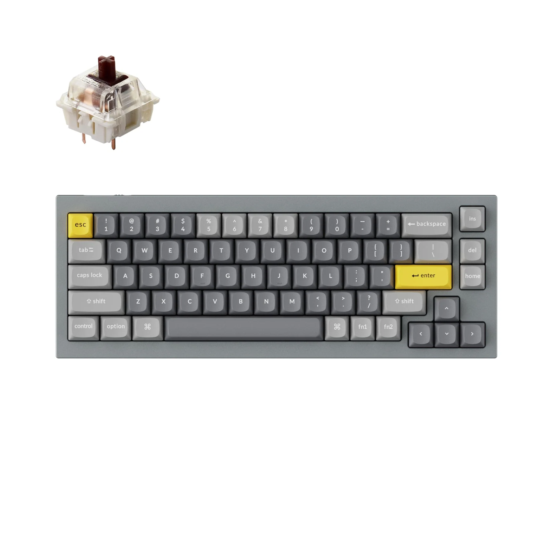 Keychron Q2 QMK Custom Mechanical Keyboard (US ANSI Layout) - Image 6