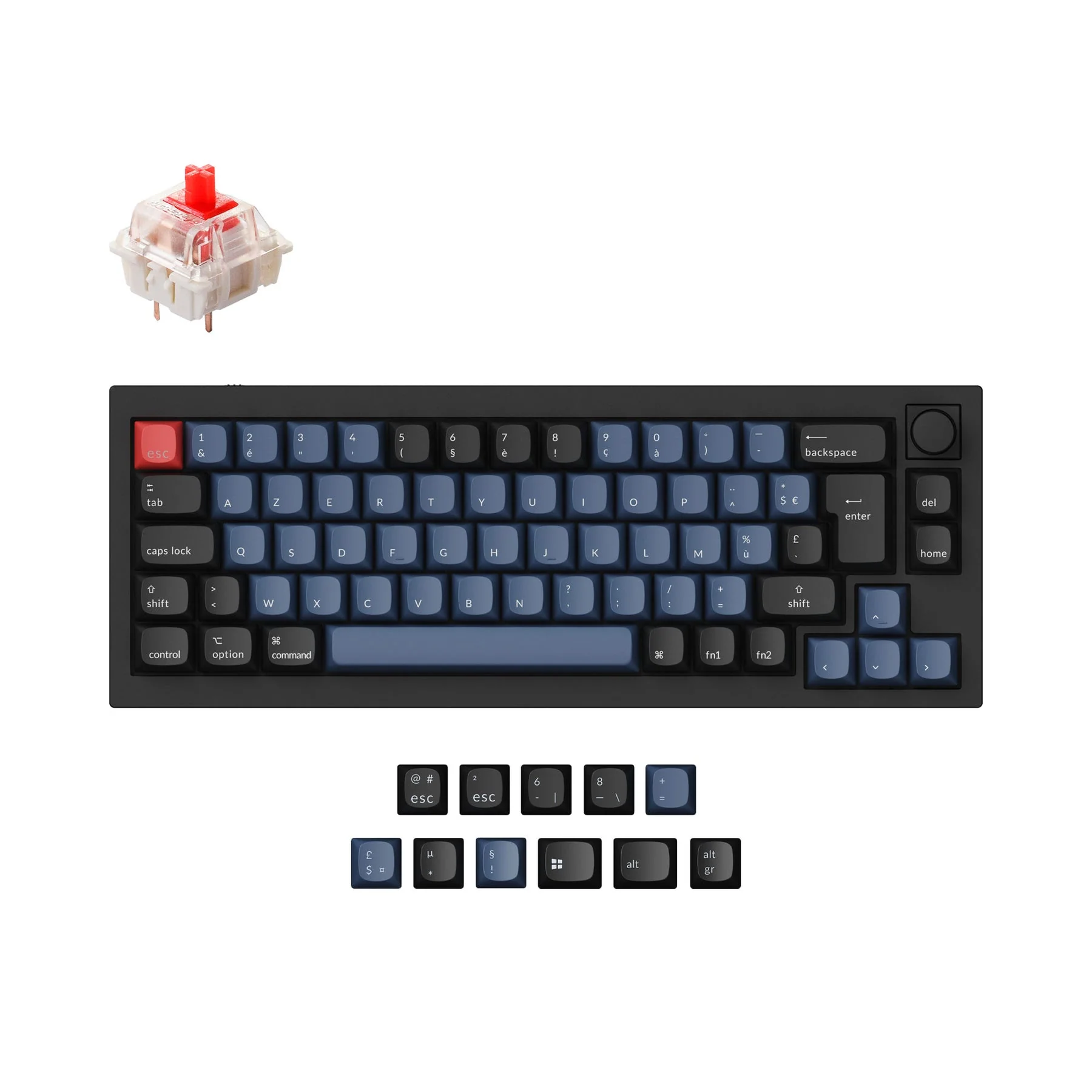 Keychron Q2 QMK Custom Mechanical Keyboard ISO Layout Collection - Image 7