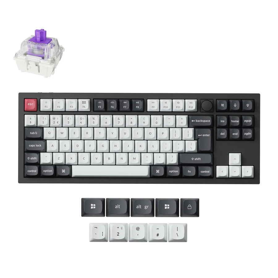 Keychron Q3 HE QMK Wireless Custom Keyboard ISO Layout Collection - Image 2