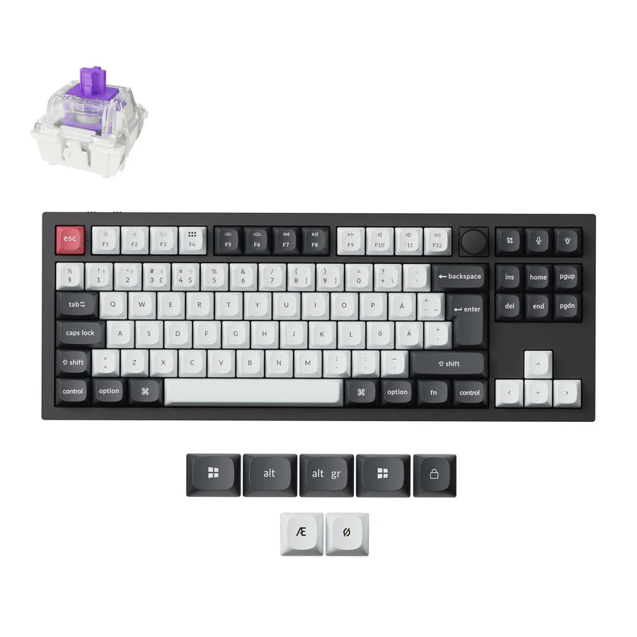 Keychron Q3 HE QMK Wireless Custom Keyboard ISO Layout Collection - Image 3