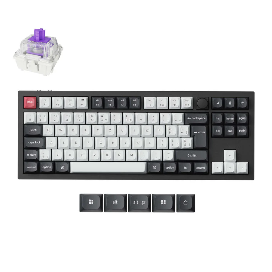 Keychron Q3 HE QMK Wireless Custom Keyboard ISO Layout Collection - Image 4