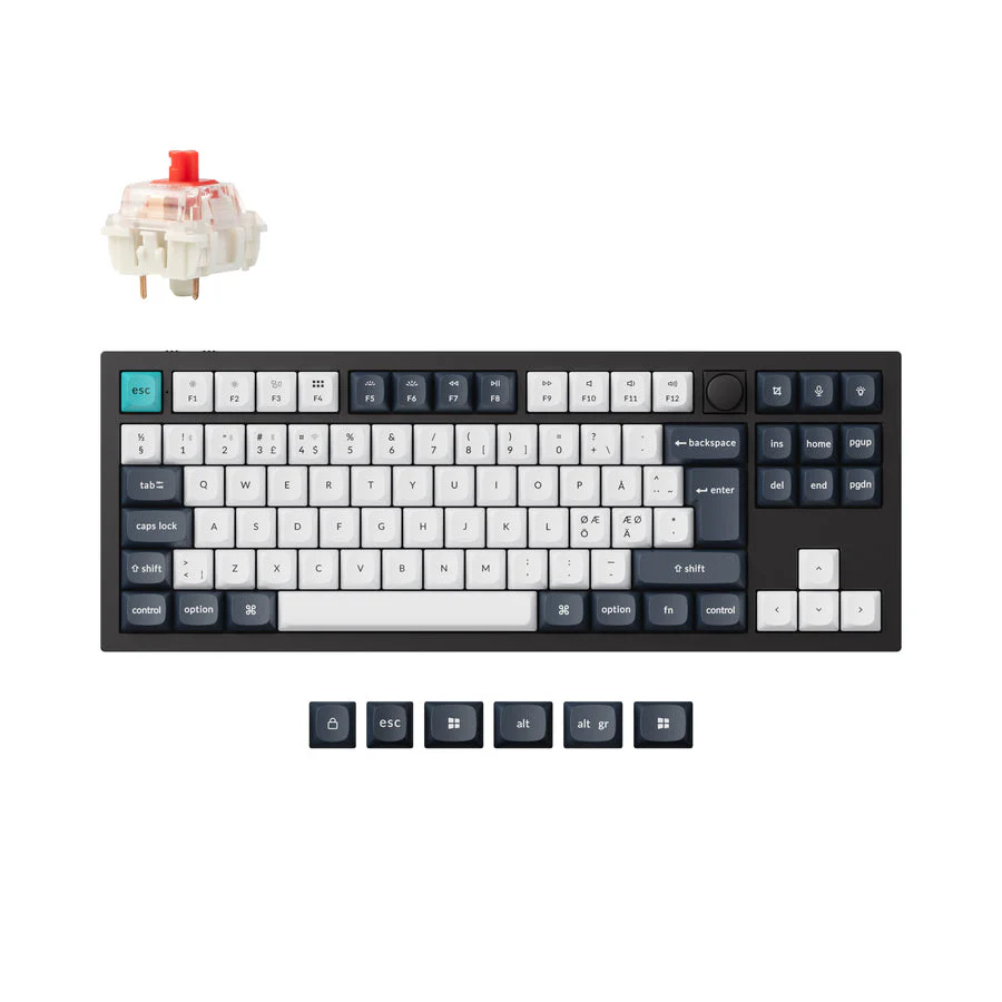 Keychron Q3 Max QMK/VIA Wireless Custom Mechanical Keyboard ISO Layout Collection - Image 7