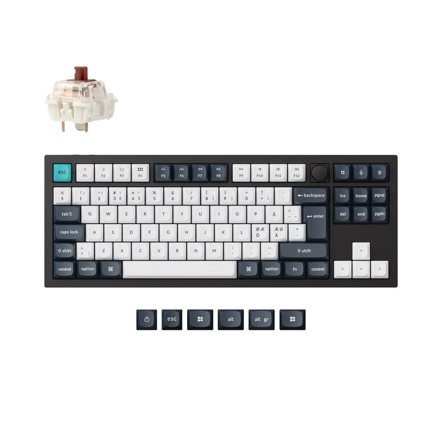 Keychron Q3 Max QMK/VIA Wireless Custom Mechanical Keyboard ISO Layout Collection - Image 8