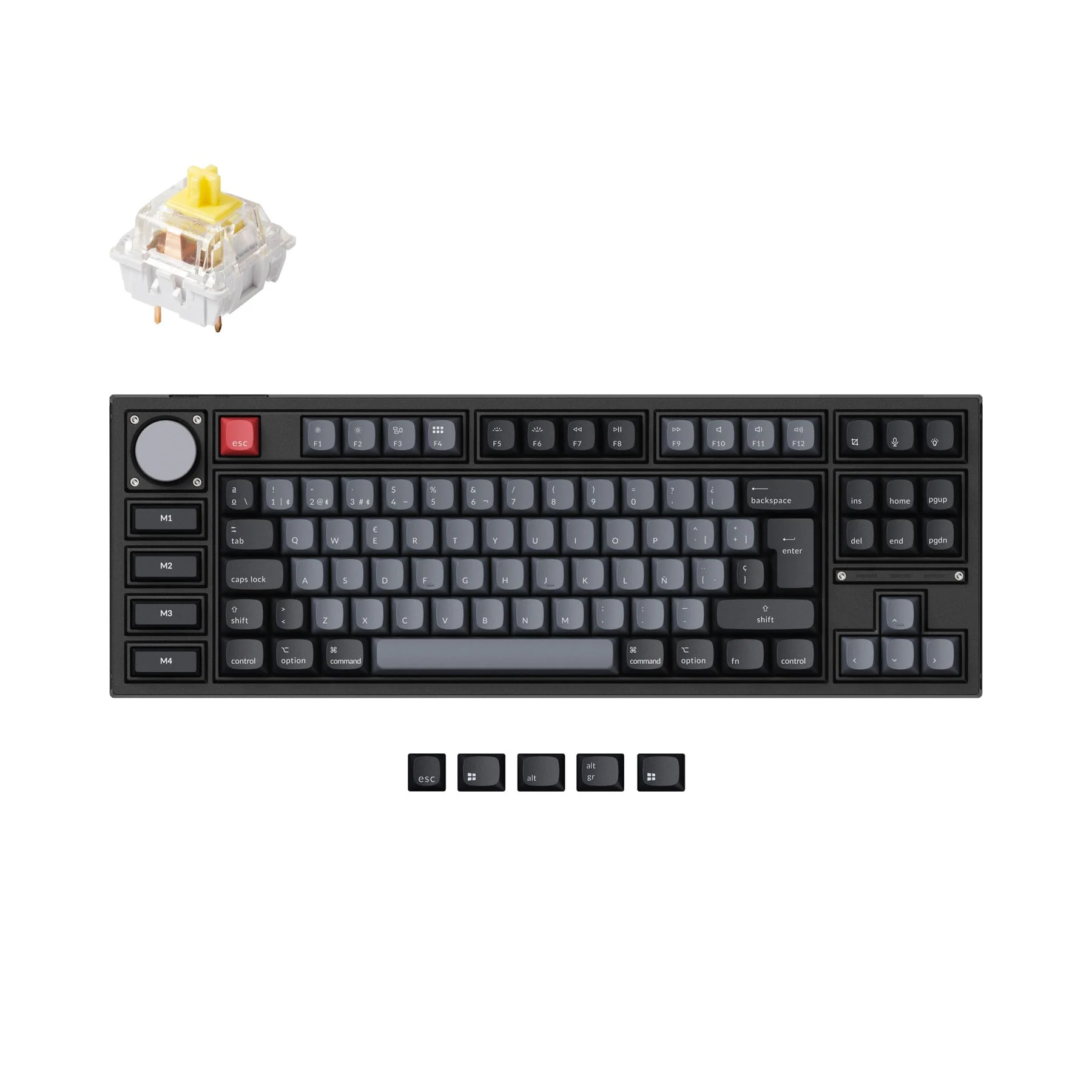 Keychron Q3 Pro QMK/VIA Wireless Custom Mechanical Keyboard ISO Layout Collection - Image 10