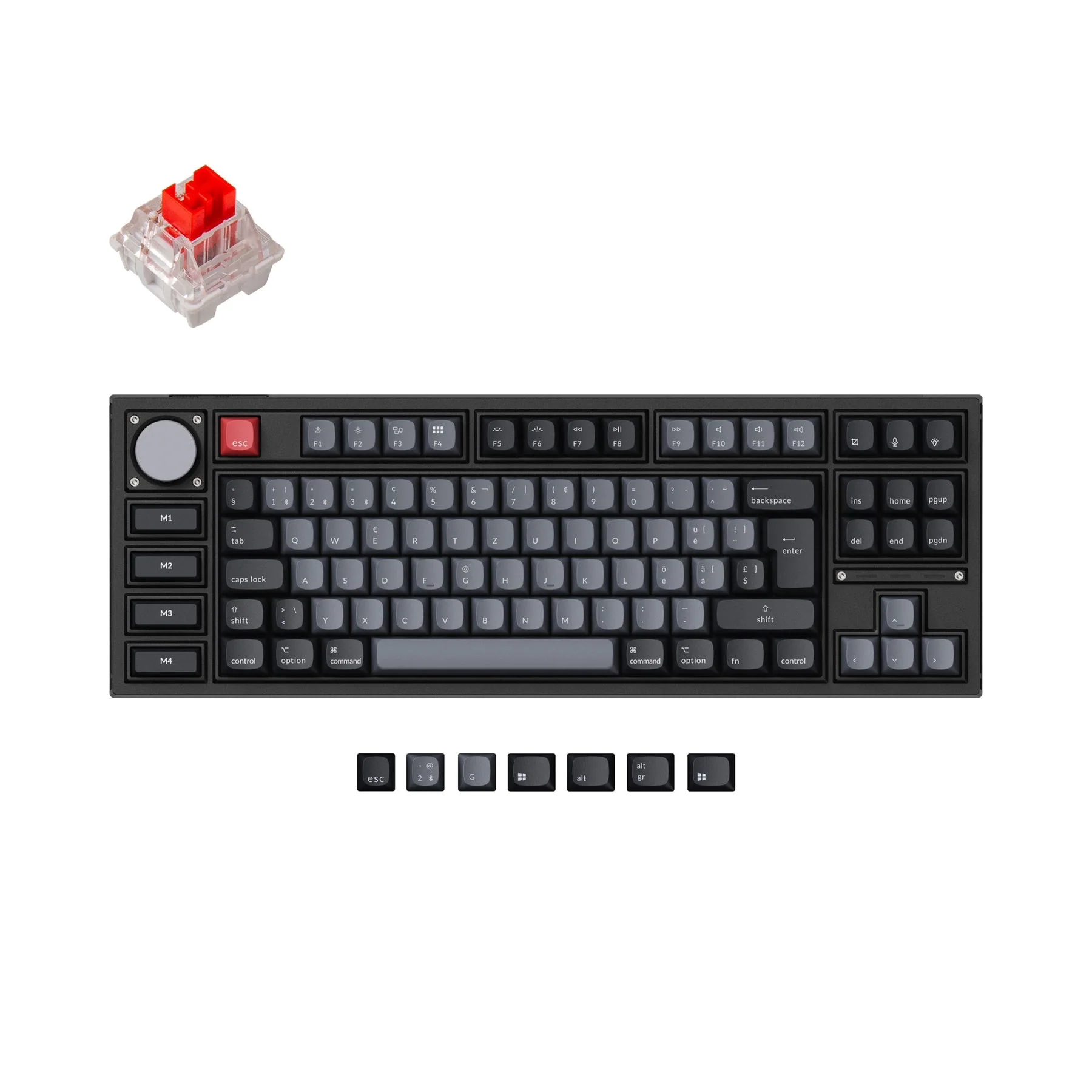 Keychron Q3 Pro QMK/VIA Wireless Custom Mechanical Keyboard ISO Layout Collection - Image 11