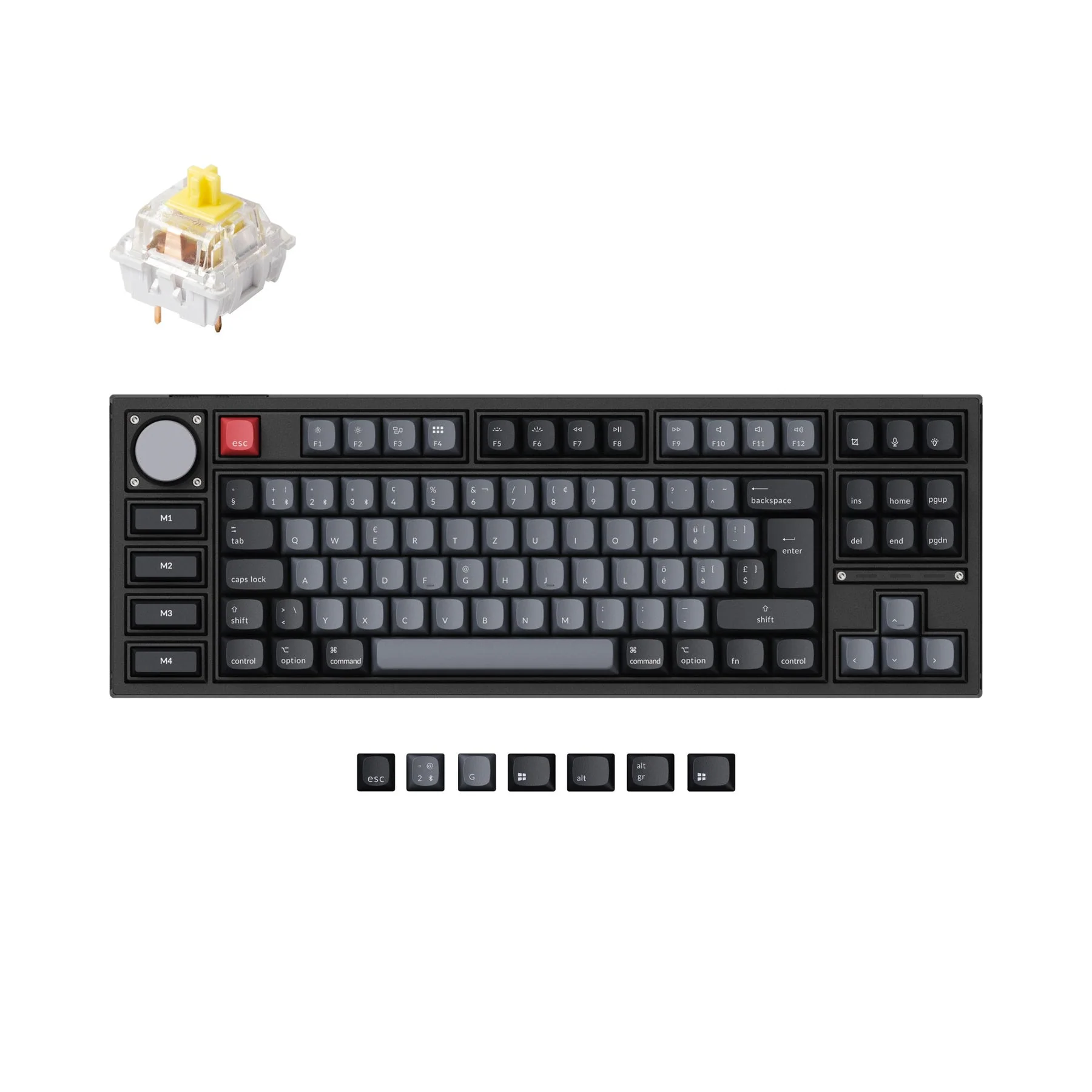 Keychron Q3 Pro QMK/VIA Wireless Custom Mechanical Keyboard ISO Layout Collection - Image 12