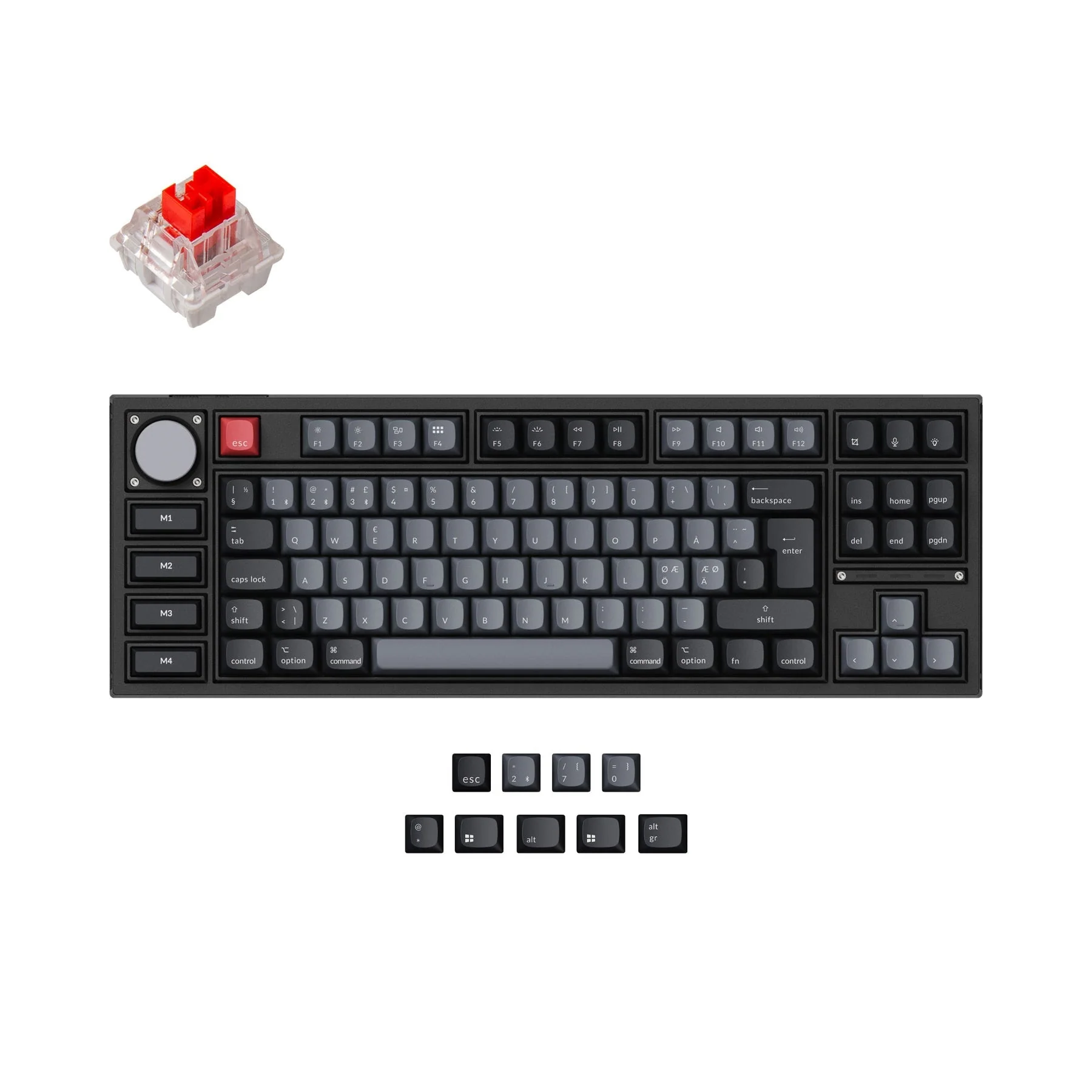 Keychron Q3 Pro QMK/VIA Wireless Custom Mechanical Keyboard ISO Layout Collection - Image 5