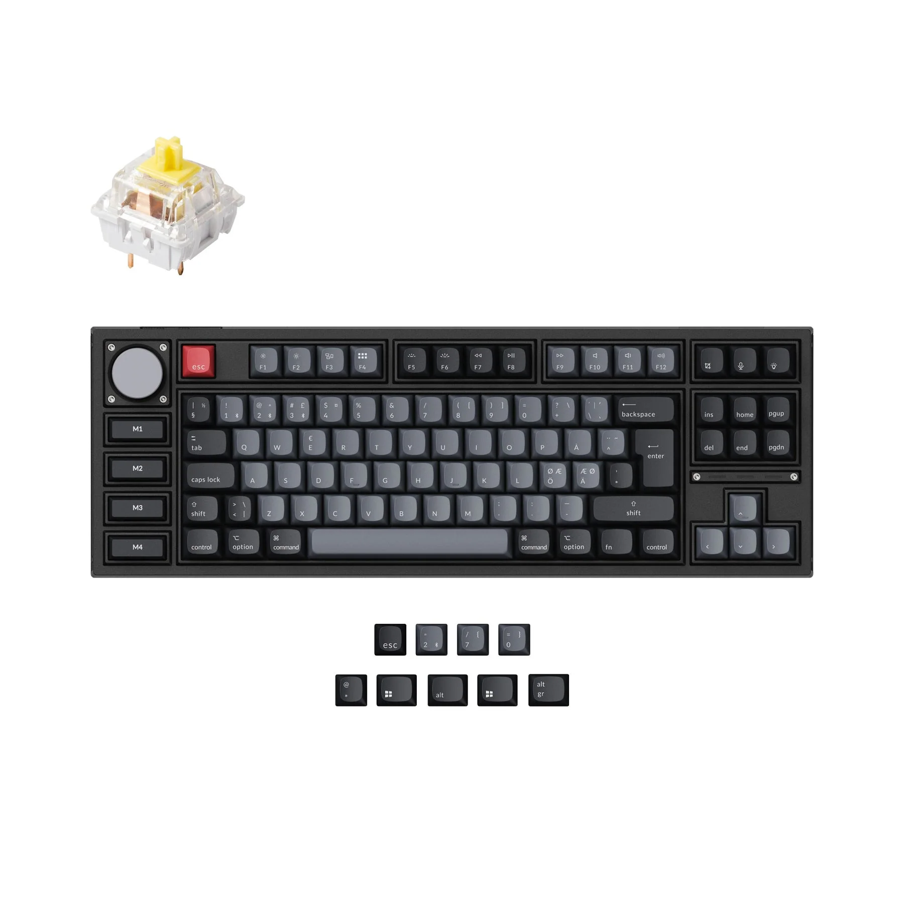 Keychron Q3 Pro QMK/VIA Wireless Custom Mechanical Keyboard ISO Layout Collection - Image 6