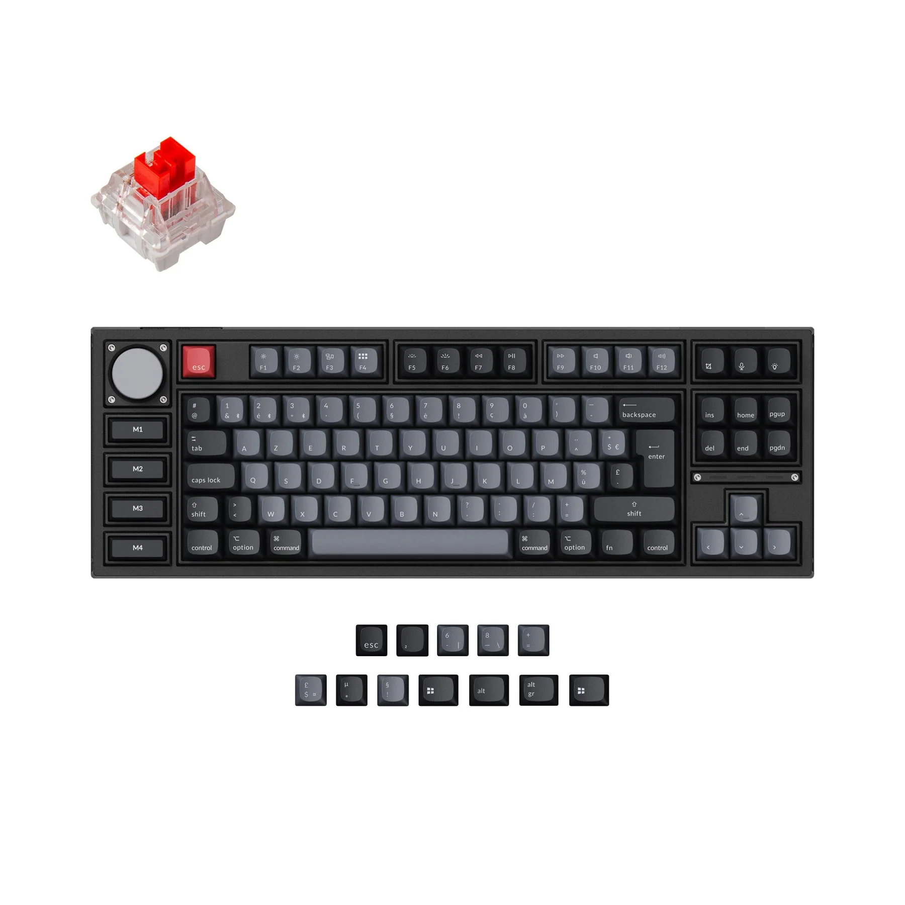 Keychron Q3 Pro QMK/VIA Wireless Custom Mechanical Keyboard ISO Layout Collection - Image 7