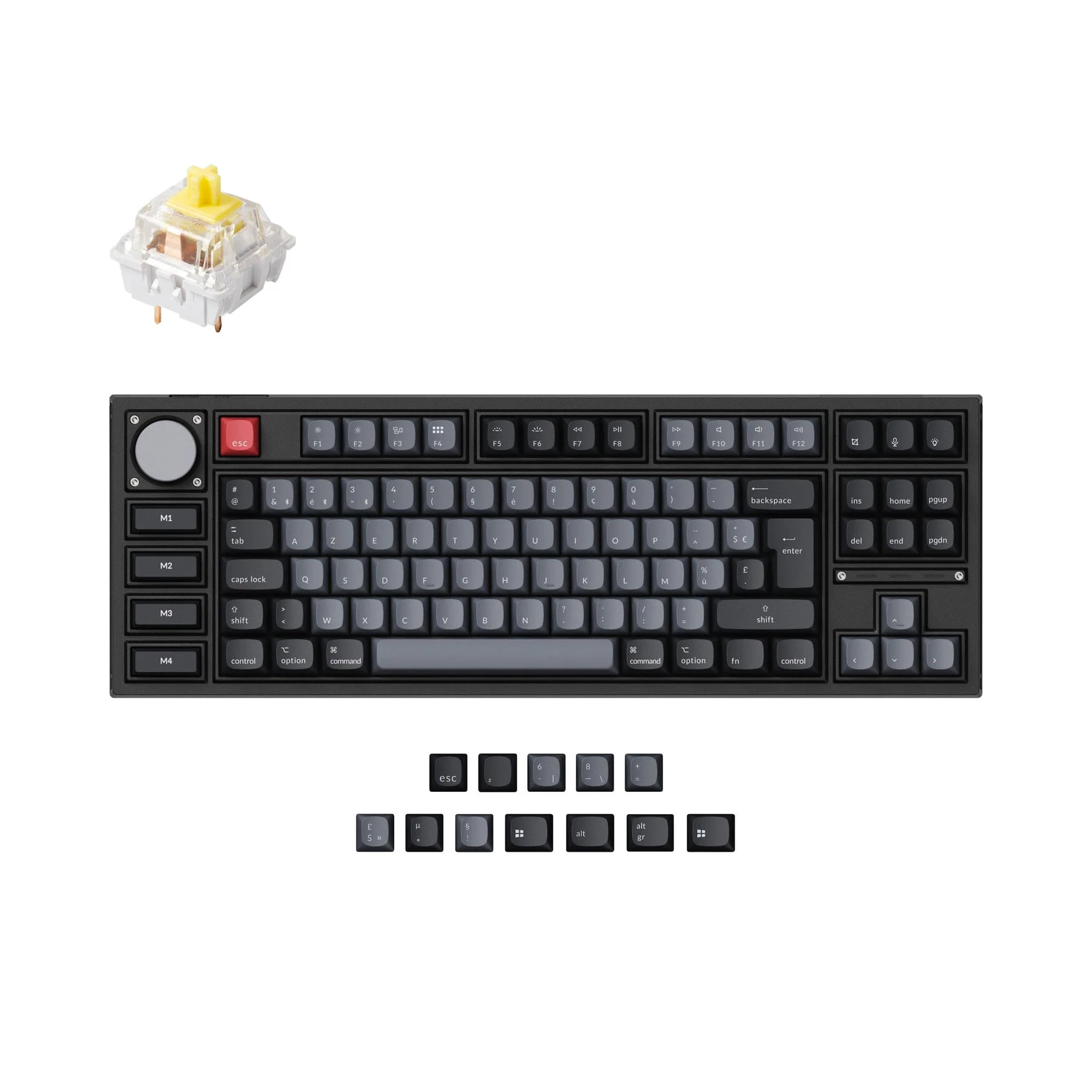 Keychron Q3 Pro QMK/VIA Wireless Custom Mechanical Keyboard ISO Layout Collection - Image 8