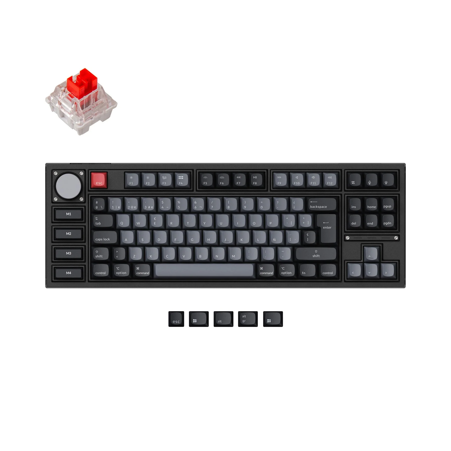 Keychron Q3 Pro QMK/VIA Wireless Custom Mechanical Keyboard ISO Layout Collection - Image 9