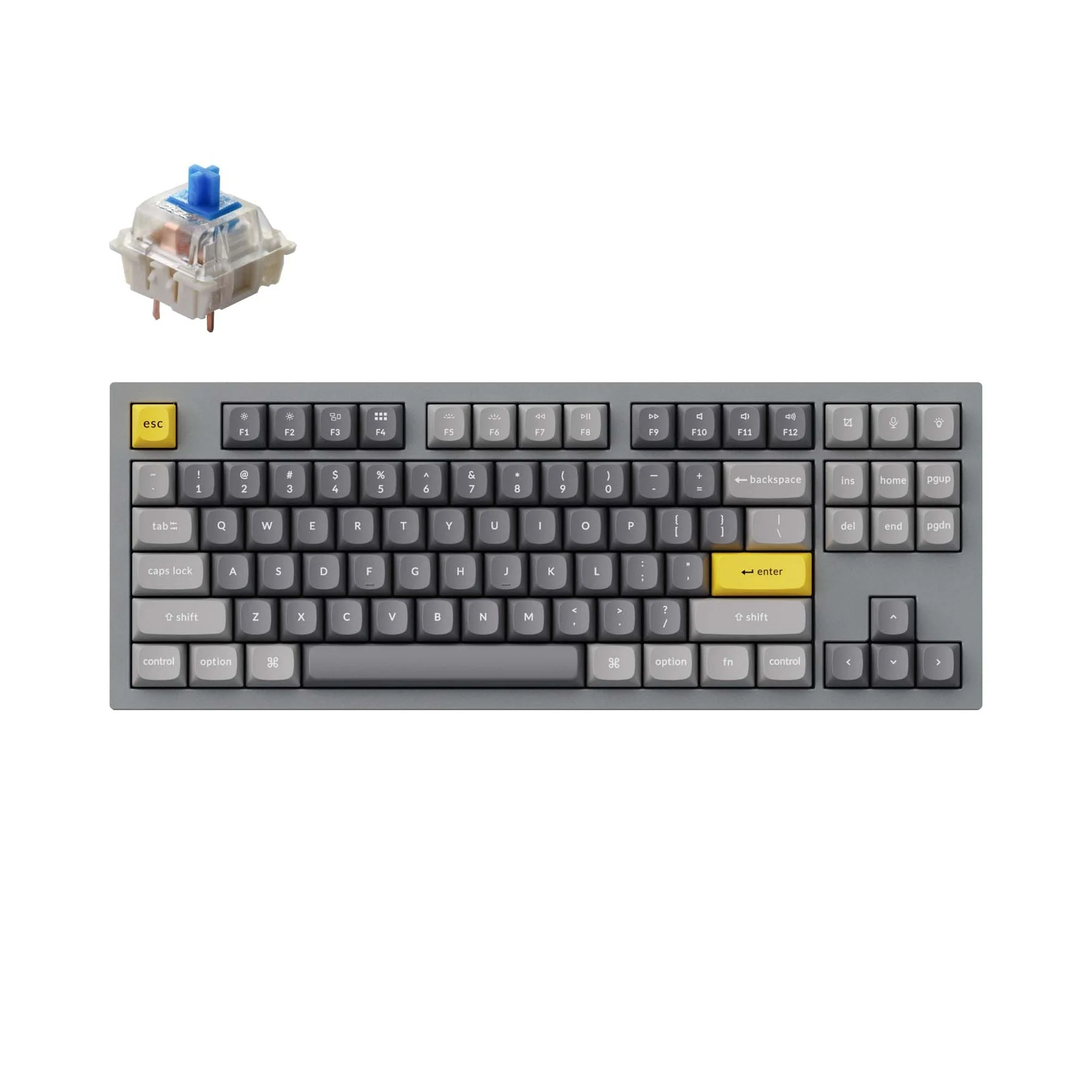Keychron Q3 QMK Custom Mechanical Keyboard (US ANSI Layout) - Image 8