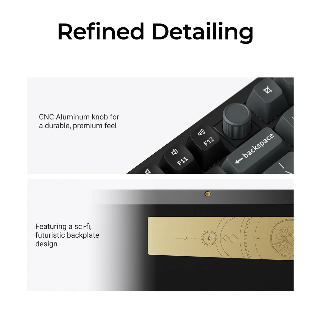 Keychron Q3 Ultra 8K Wireless Custom Mechanical Keyboard ISO Layout Collection - Image 3