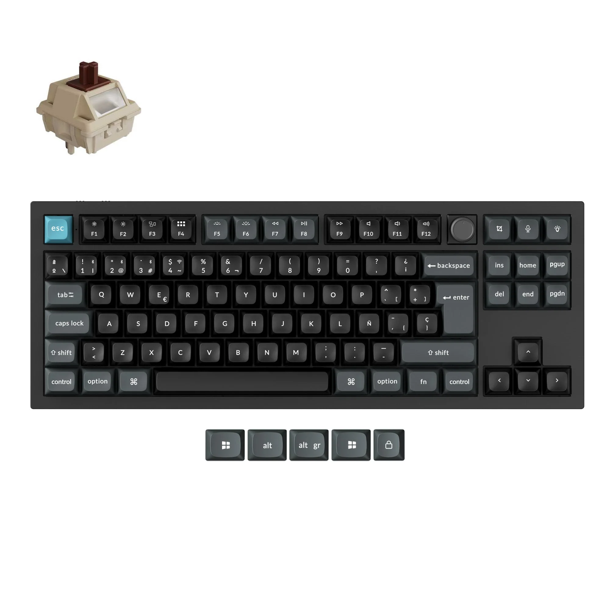 Keychron Q3 Ultra 8K Wireless Custom Mechanical Keyboard ISO Layout Collection - Image 7