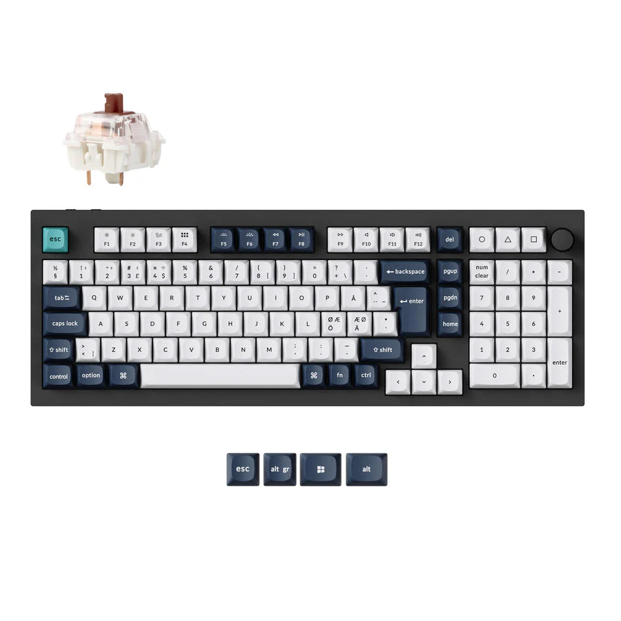 Keychron Q5 Max QMK/VIA Wireless Custom Mechanical Keyboard ISO Layout Collection - Image 8