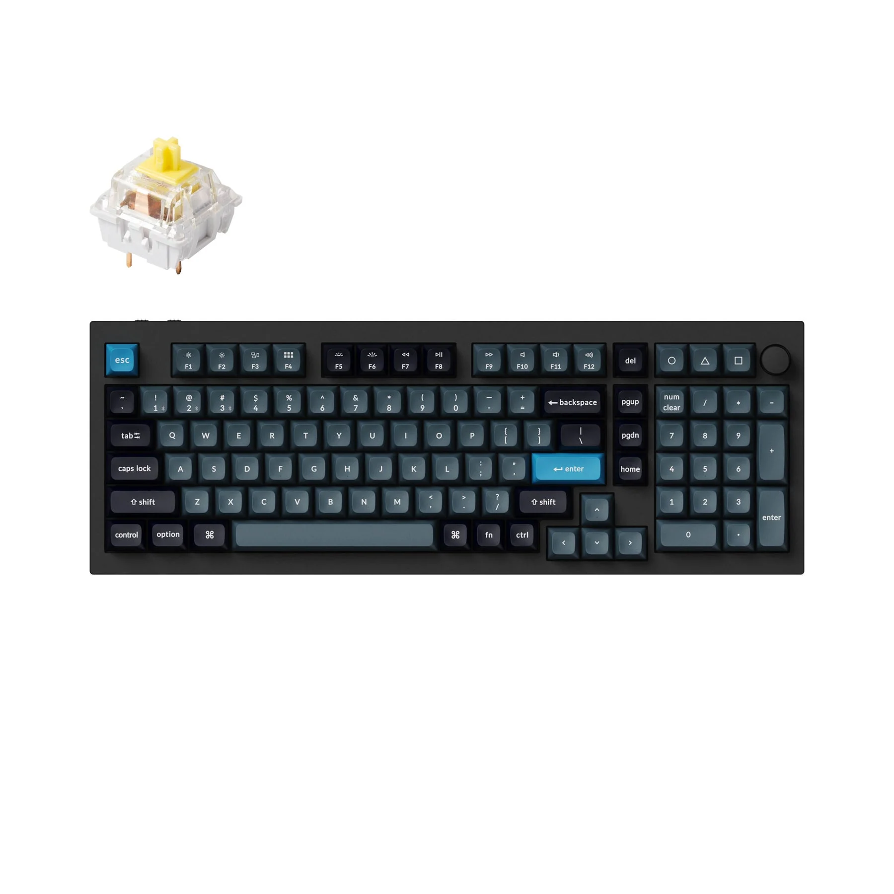 Keychron Q5 Pro QMK/VIA Wireless Custom Mechanical Keyboard - ANSI Layout - Image 3