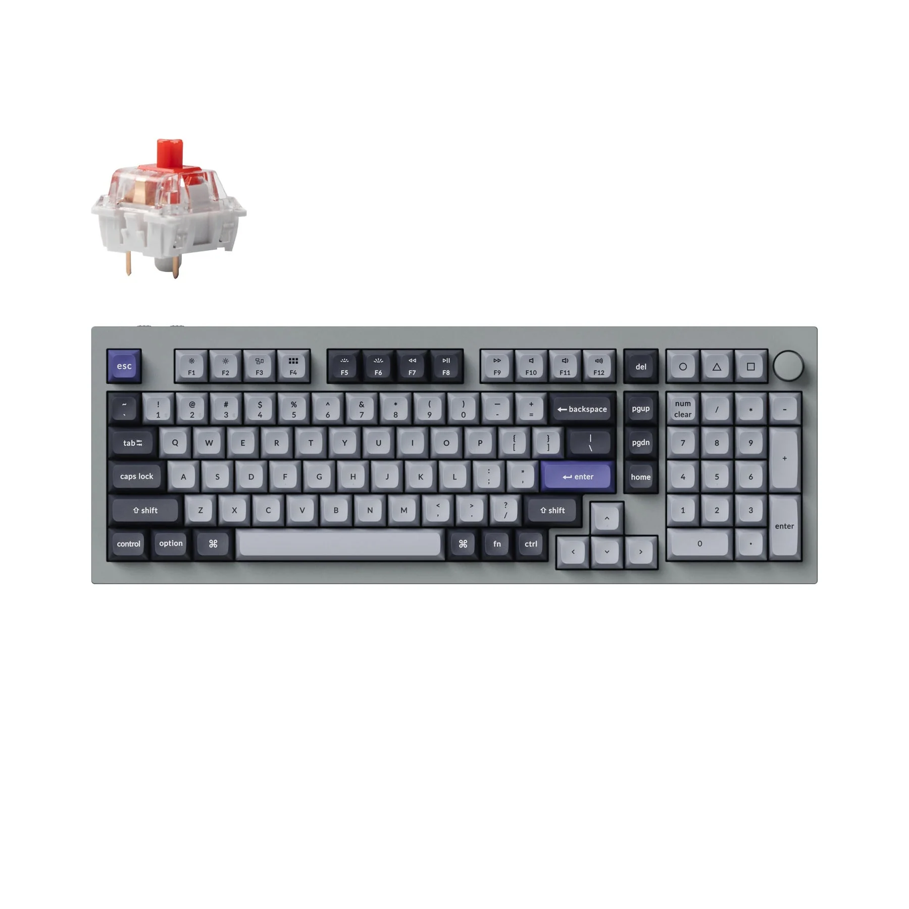 Keychron Q5 Pro QMK/VIA Wireless Custom Mechanical Keyboard - ANSI Layout - Image 4