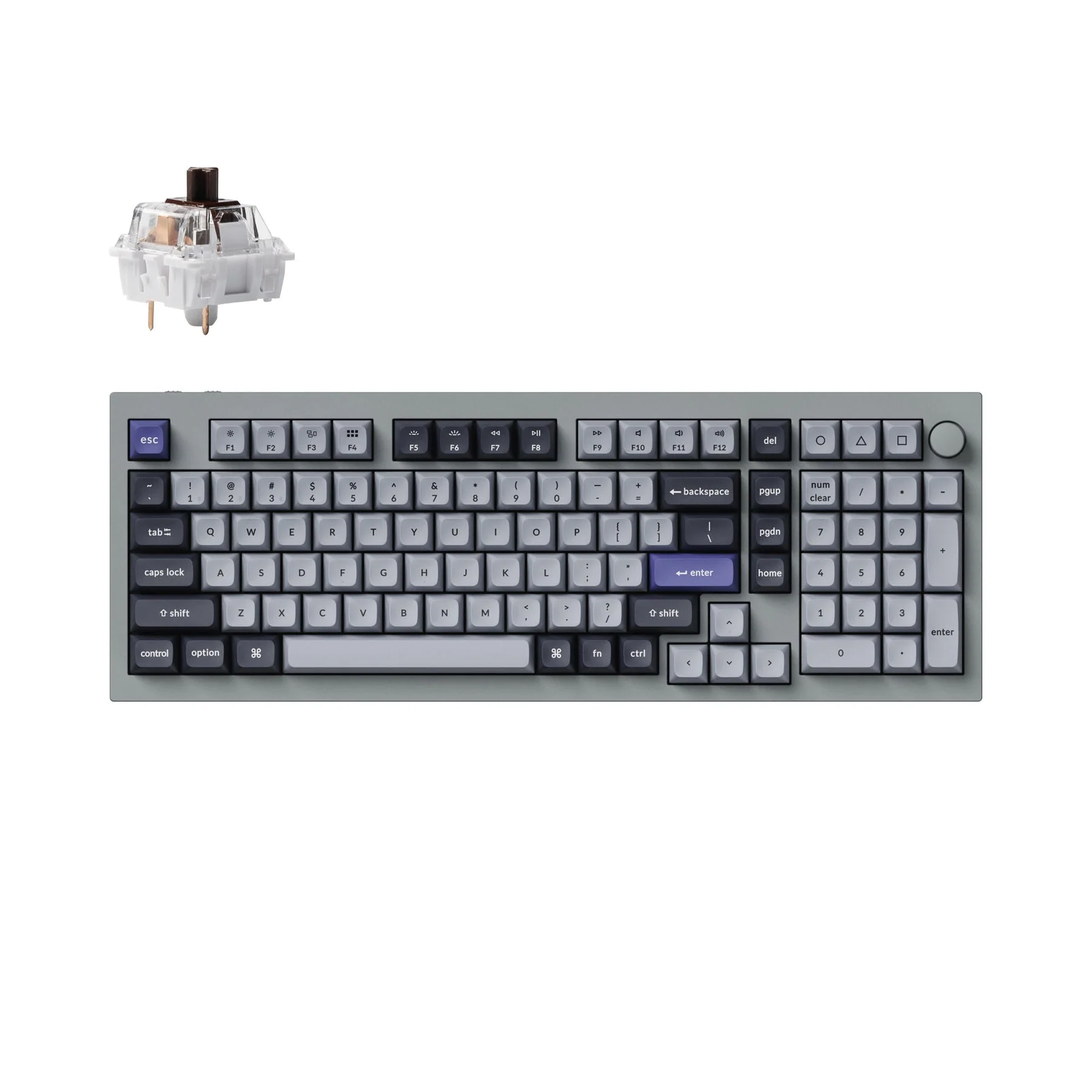Keychron Q5 Pro QMK/VIA Wireless Custom Mechanical Keyboard - ANSI Layout - Image 5
