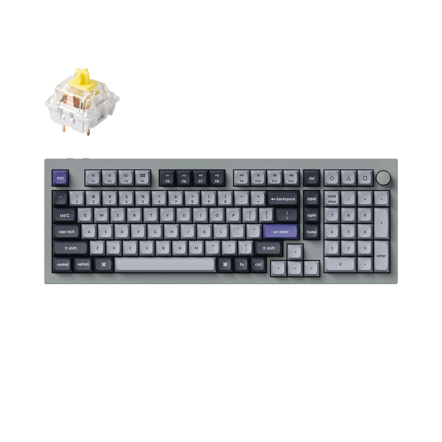 Keychron Q5 Pro QMK/VIA Wireless Custom Mechanical Keyboard - ANSI Layout - Image 6