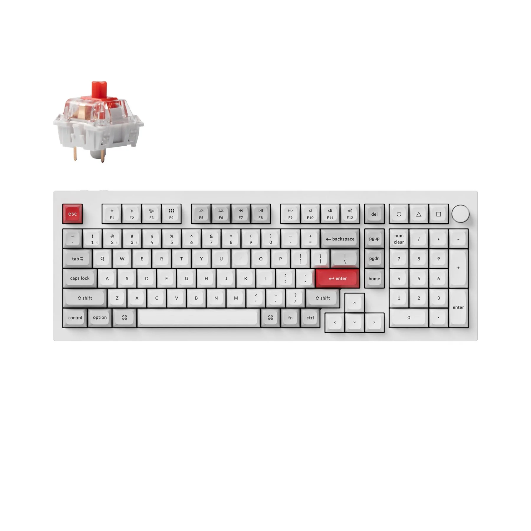 Keychron Q5 Pro QMK/VIA Wireless Custom Mechanical Keyboard - ANSI Layout - Image 7