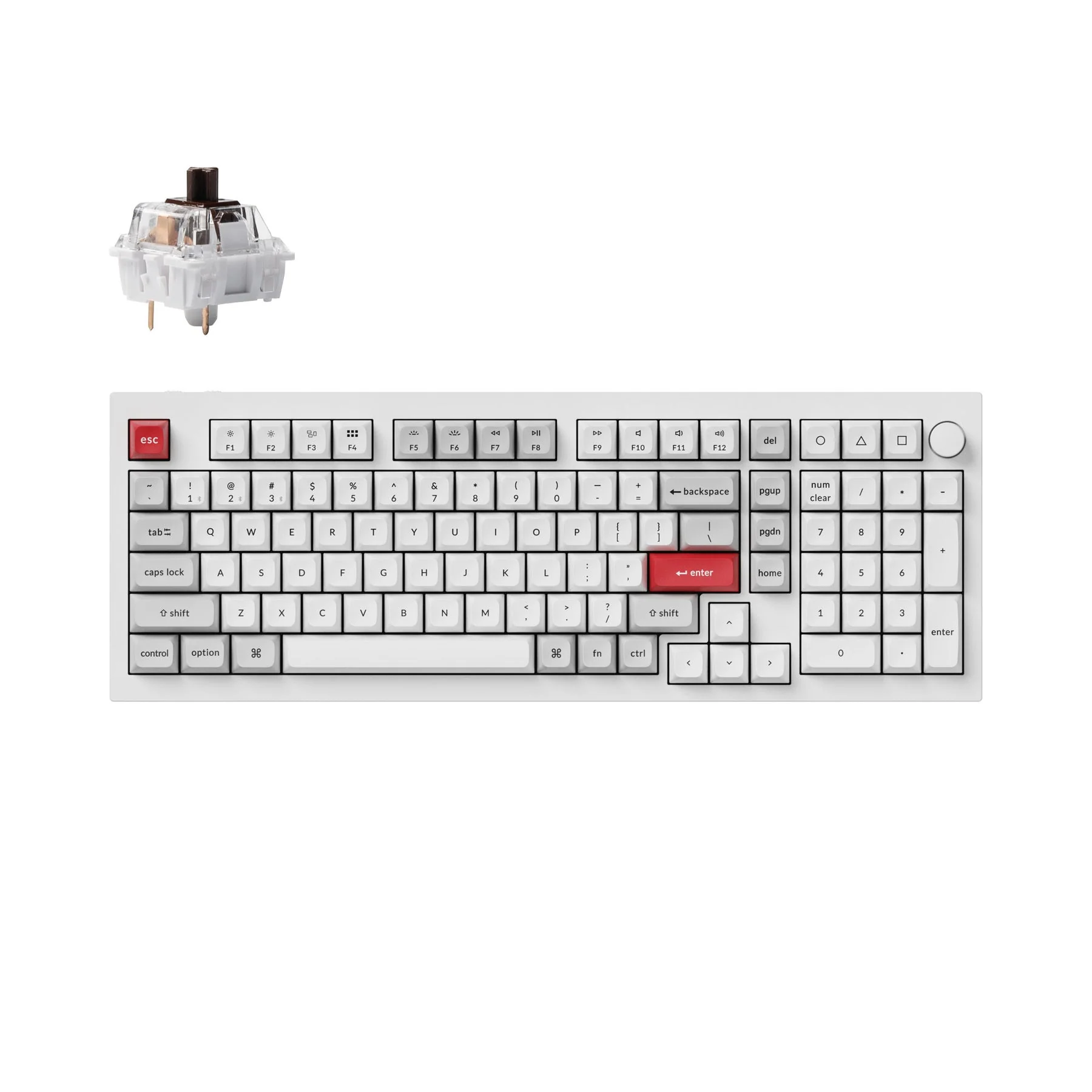 Keychron Q5 Pro QMK/VIA Wireless Custom Mechanical Keyboard - ANSI Layout - Image 8