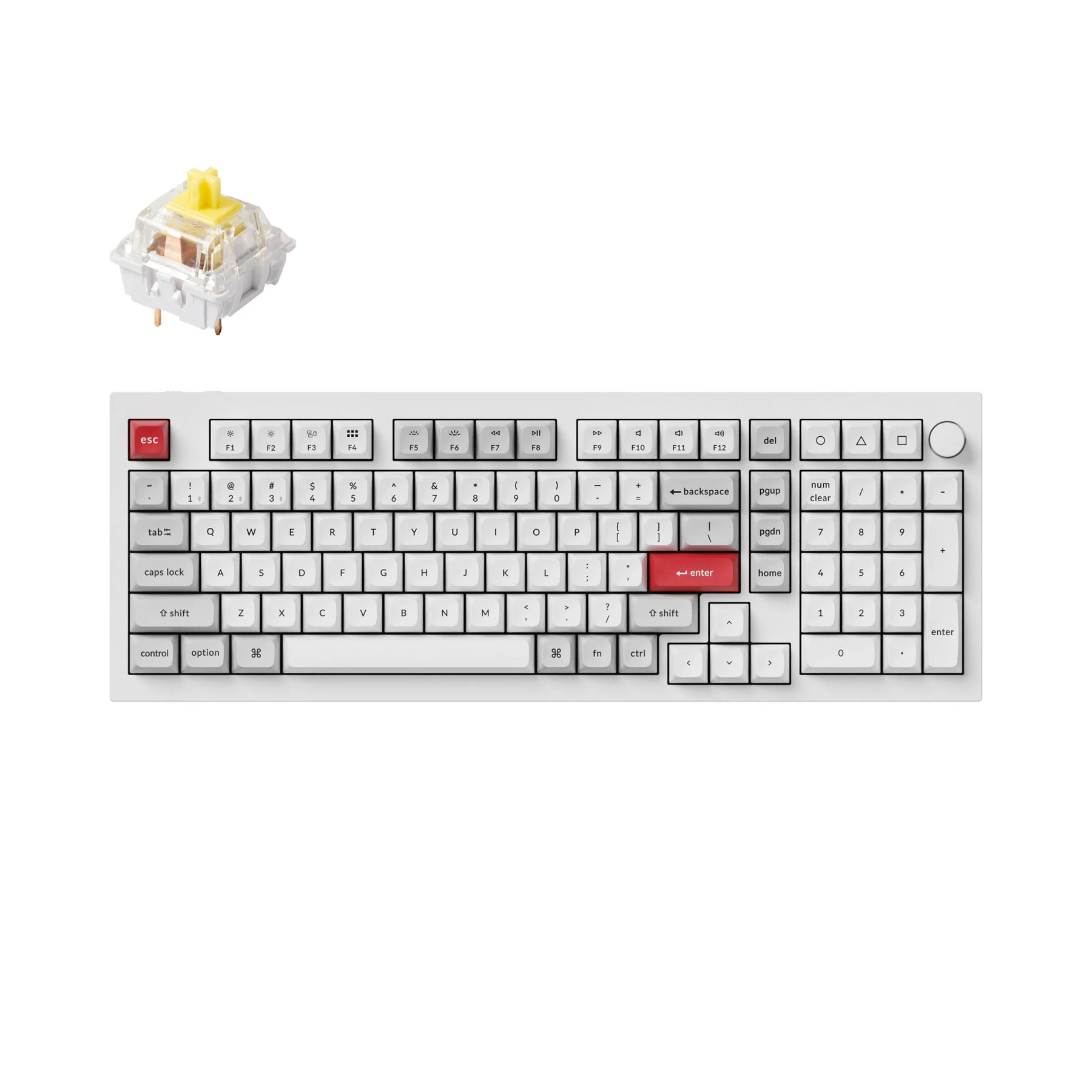 Keychron Q5 Pro QMK/VIA Wireless Custom Mechanical Keyboard - ANSI Layout - Image 9
