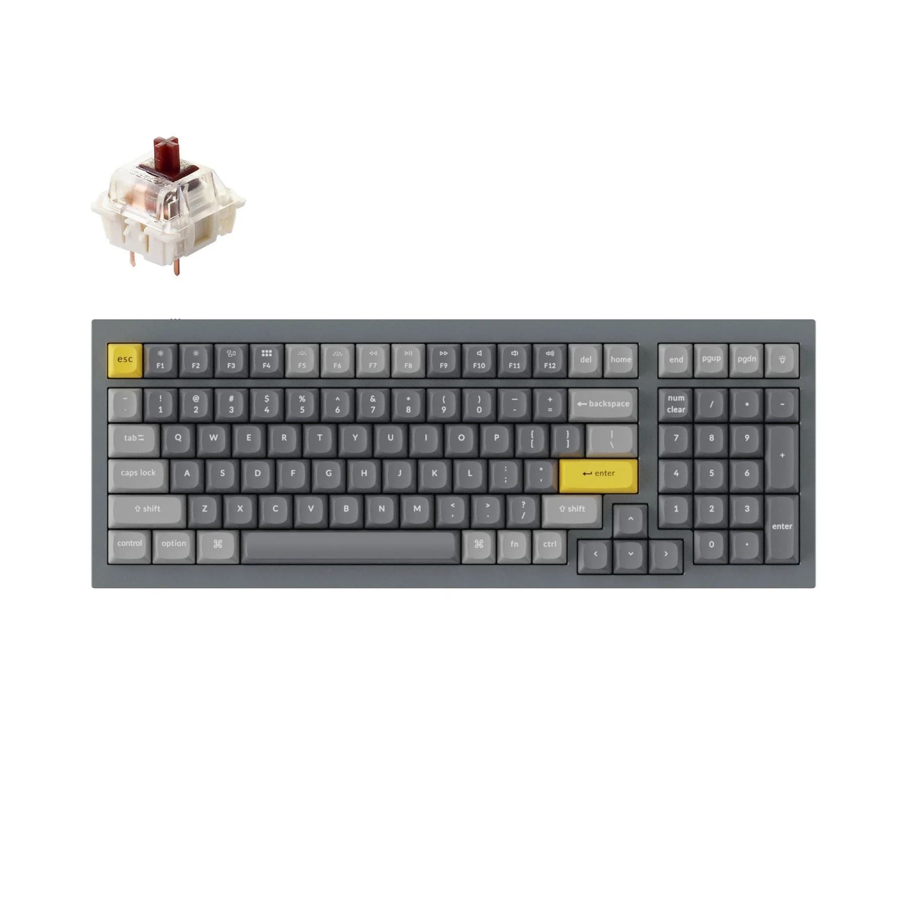 Keychron Q5 QMK Custom Mechanical Keyboard (US ANSI Layout) - Image 6