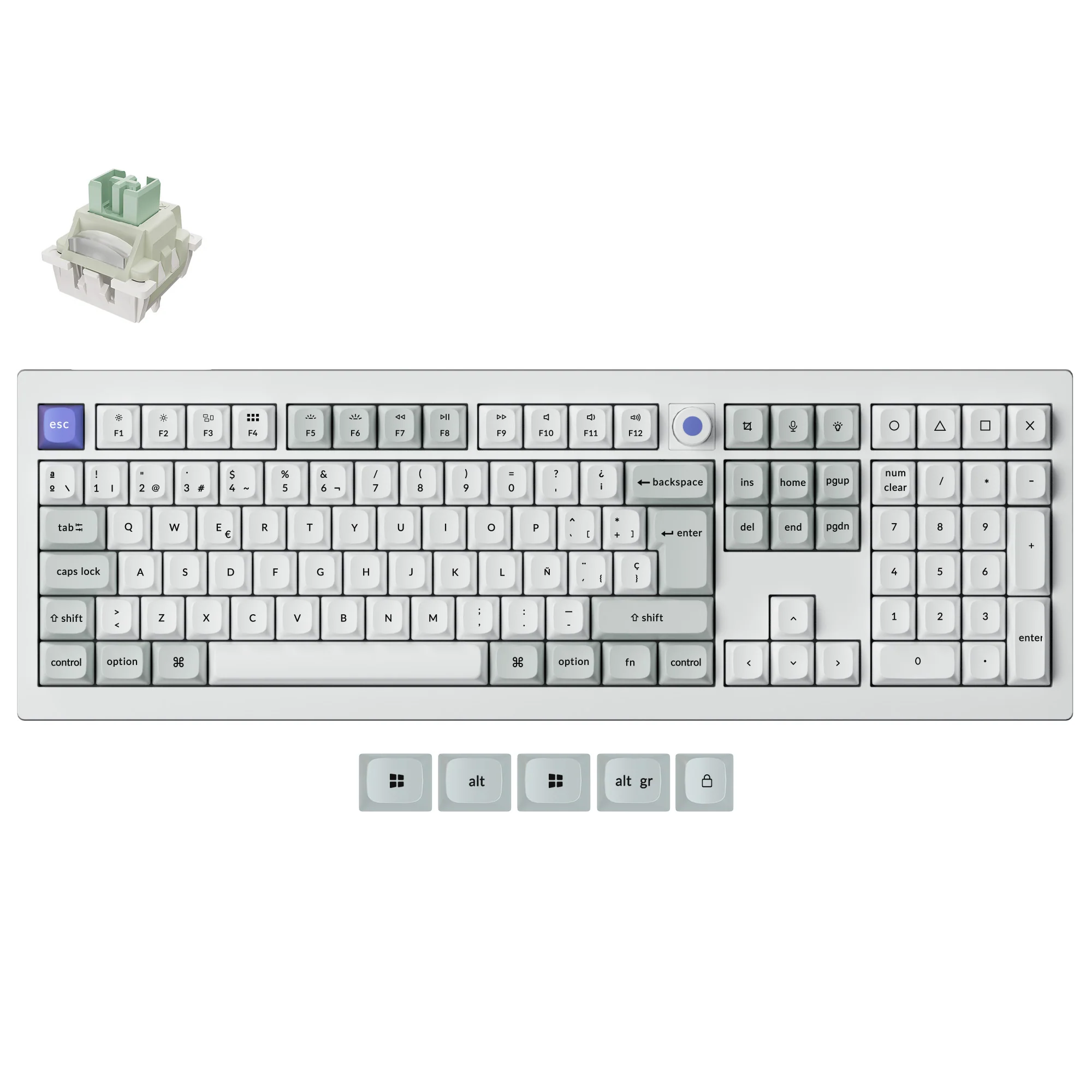 Keychron Q6 HE 8K Wired Magnetic Switch Keyboard ISO Layout Collection - Image 8